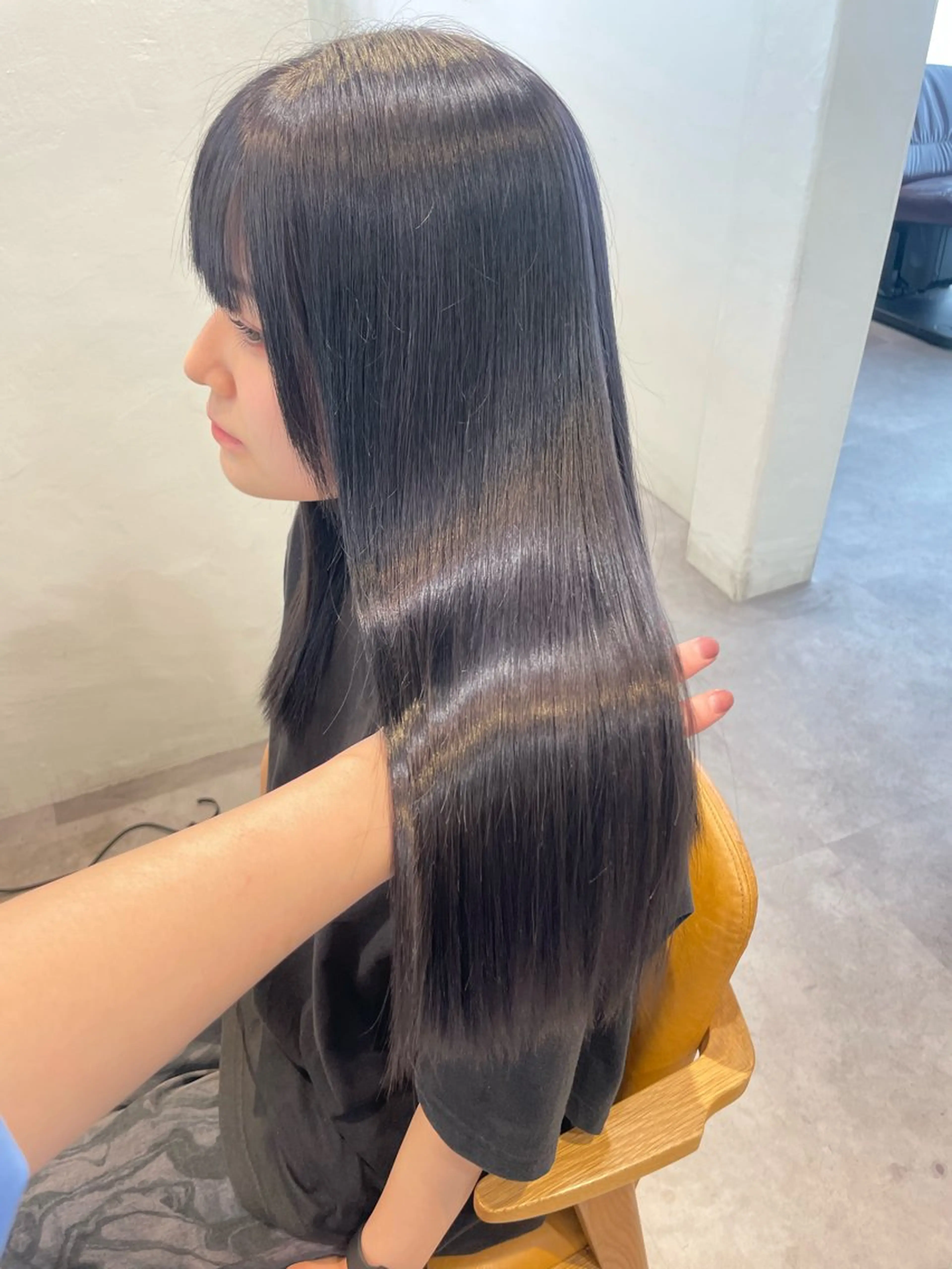 ロング カラー ヘアカラー 若月 あやかのヘアスタイル