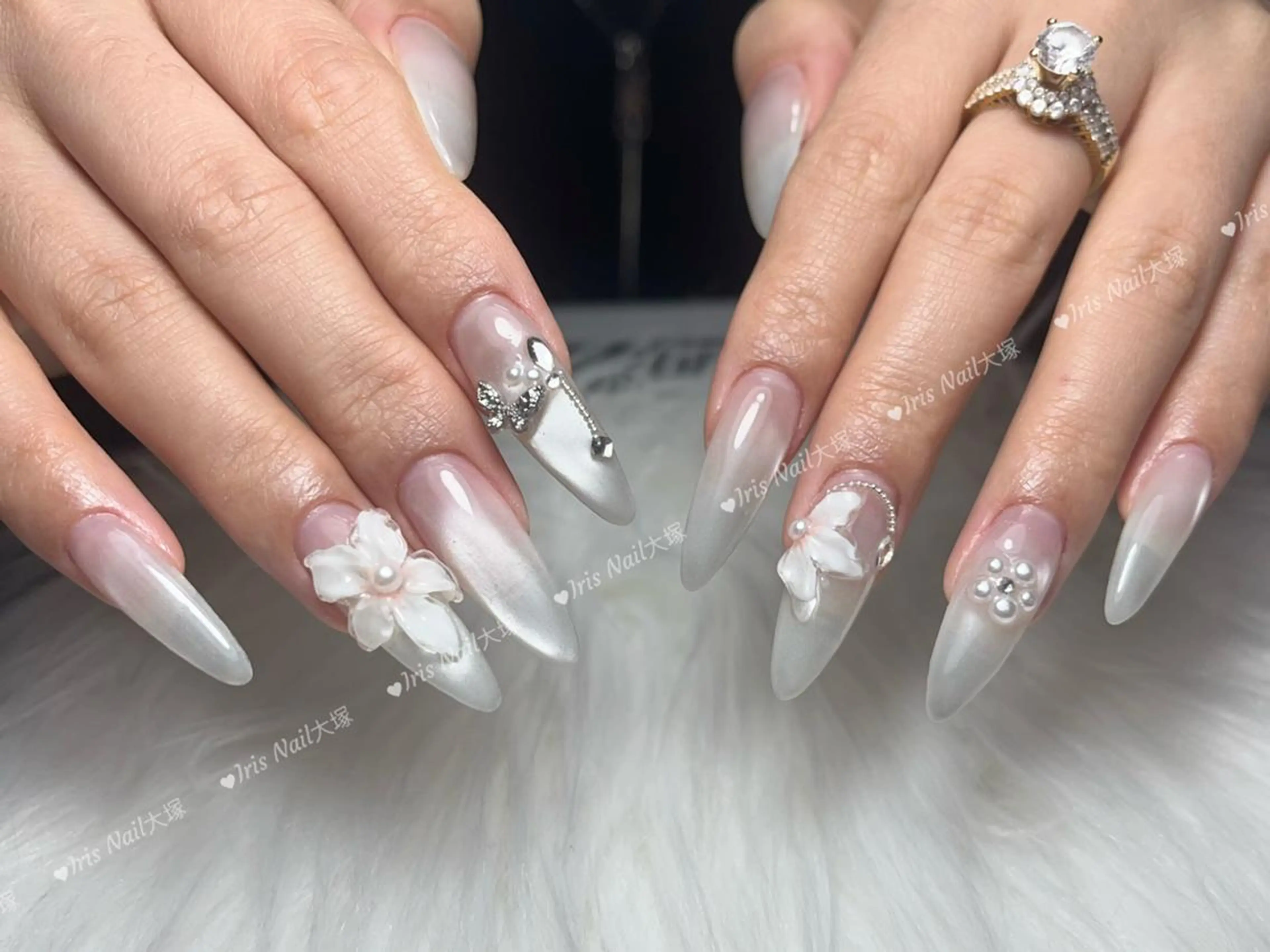 ネイル アートネイル 春ネイル ハンドネイル ハンドケア IRIS NAIL大塚のネイルデザイン