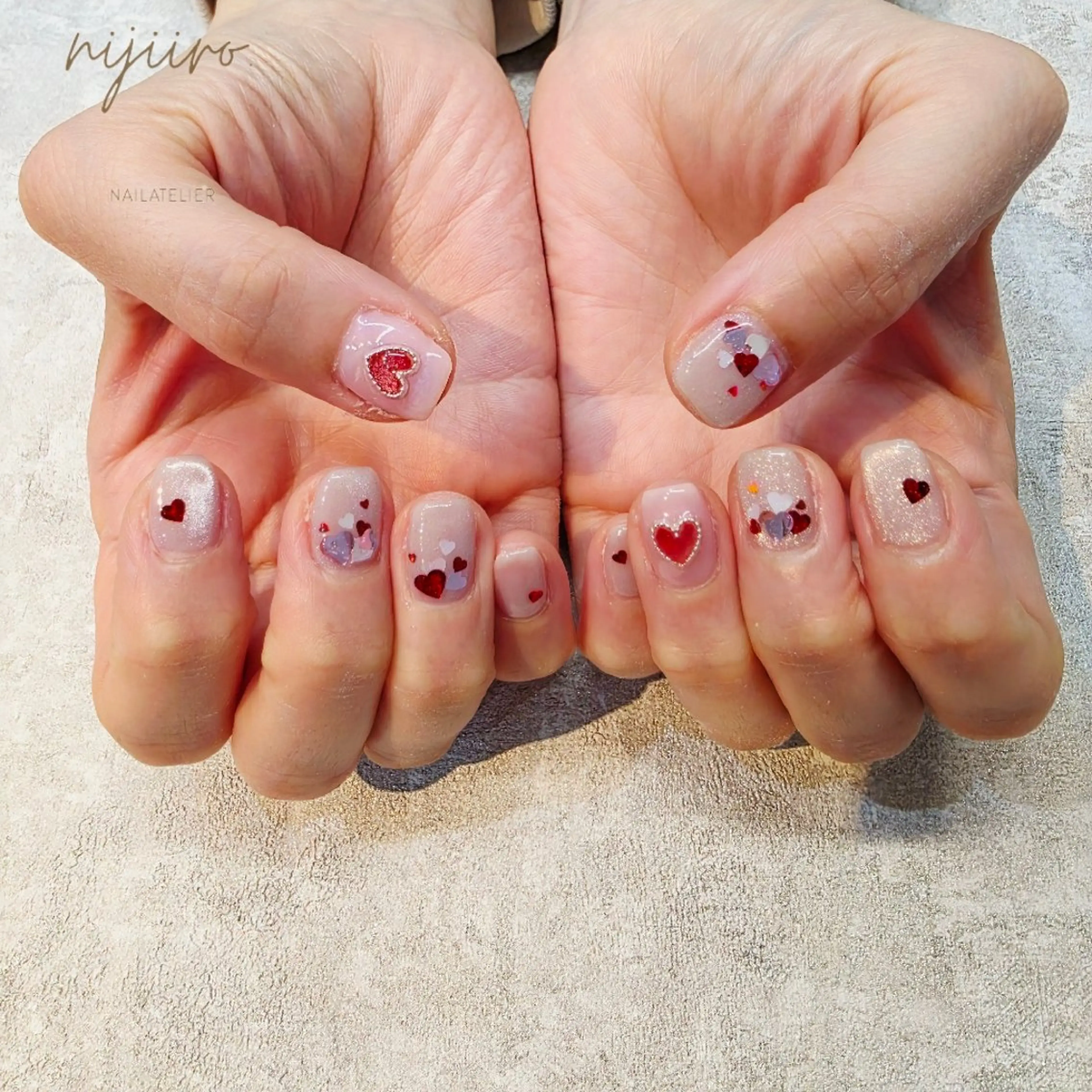 ネイル ハンドネイル nailatelier nijiiro.所属・nijiiro🌈 サトウのネイルデザイン