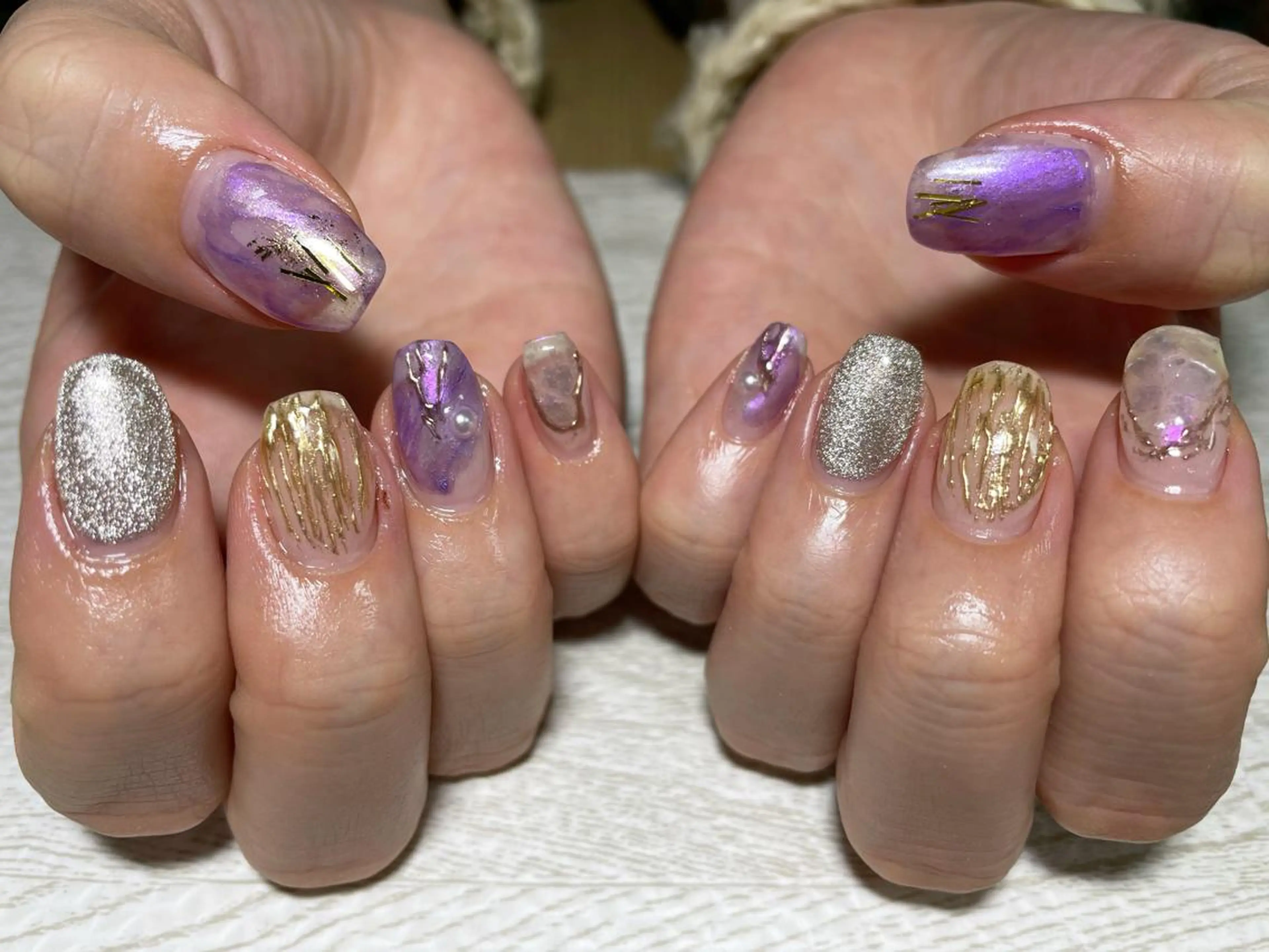 ネイル ハンドネイル Ulu  Nail 🌱MOMOKAのネイルデザイン