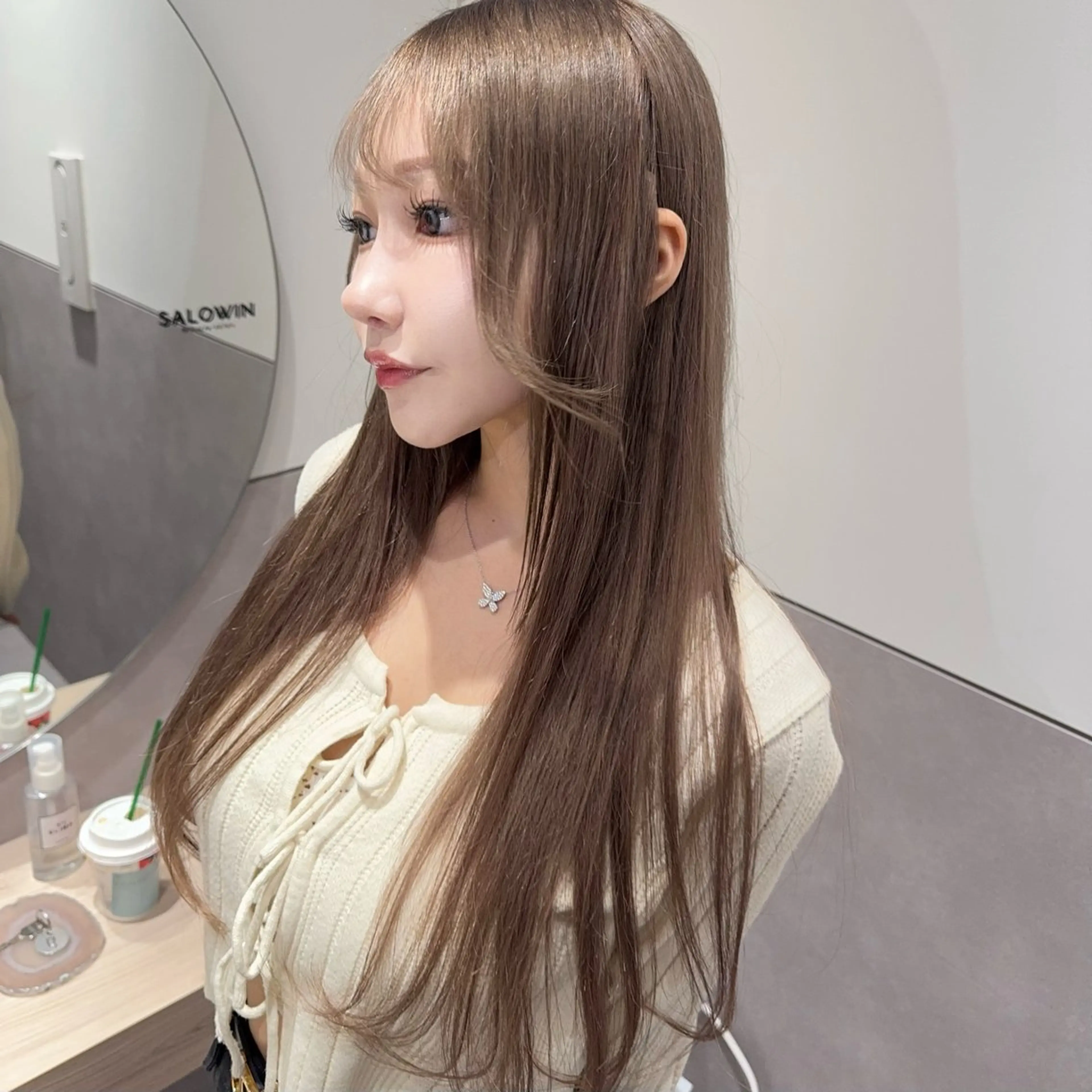 ミディアム ヘアカラー トリートメント サロウィン新宿三丁目East所属・💕冬モテ×上品色気 モテヘア💕山田航介のヘアスタイル