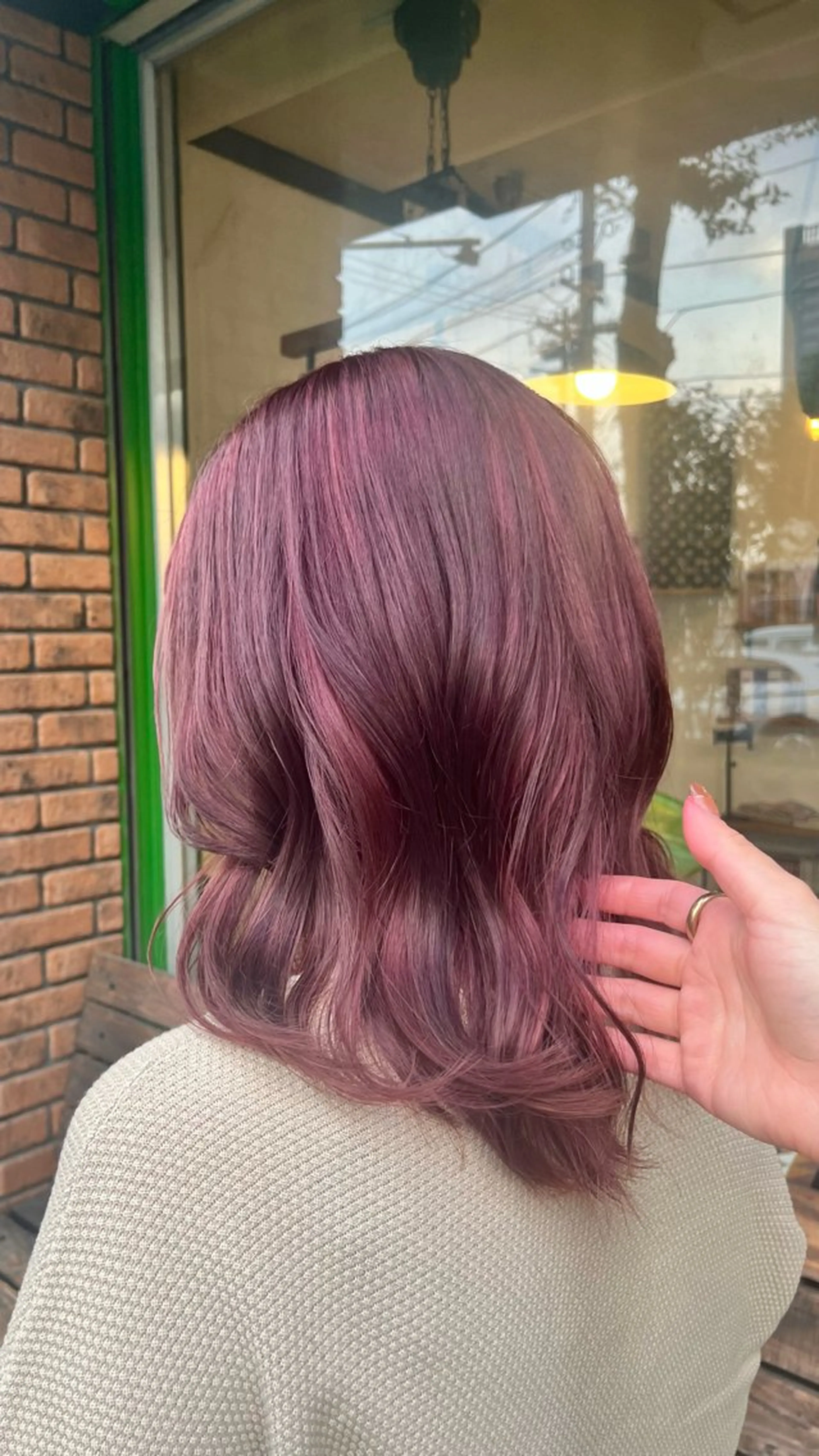 ミディアム カラー BRIDGE HAIR所属・reika 🩰のヘアスタイル