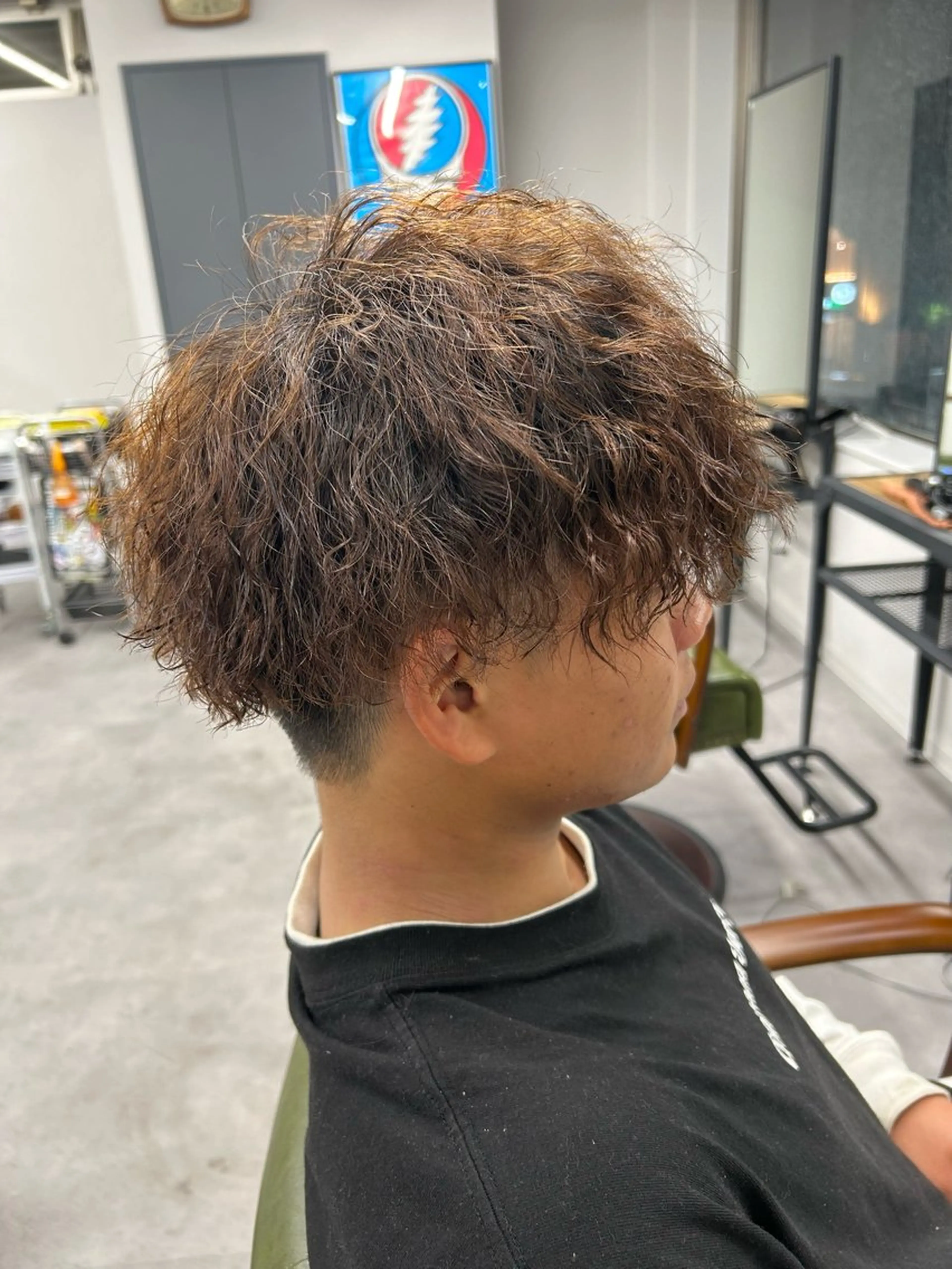 パーマ メンズ メンズパーマ ツイストスパイラルパーマ スパイラルパーマ カット パーマ トリートメント SHAFT Ieiriのヘアスタイル