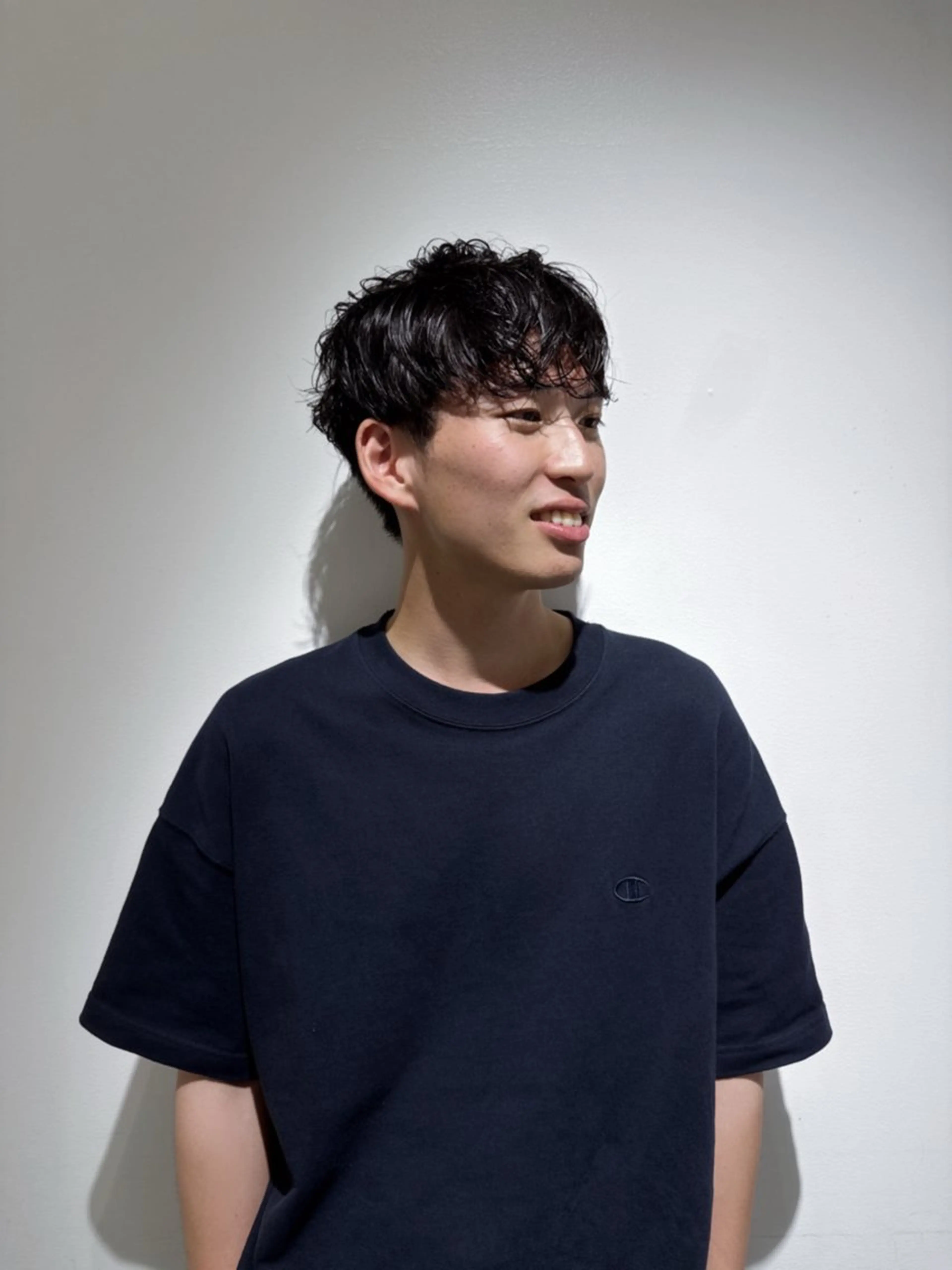 メンズ メンズパーマ カット パーマ 杏 華のヘアスタイル