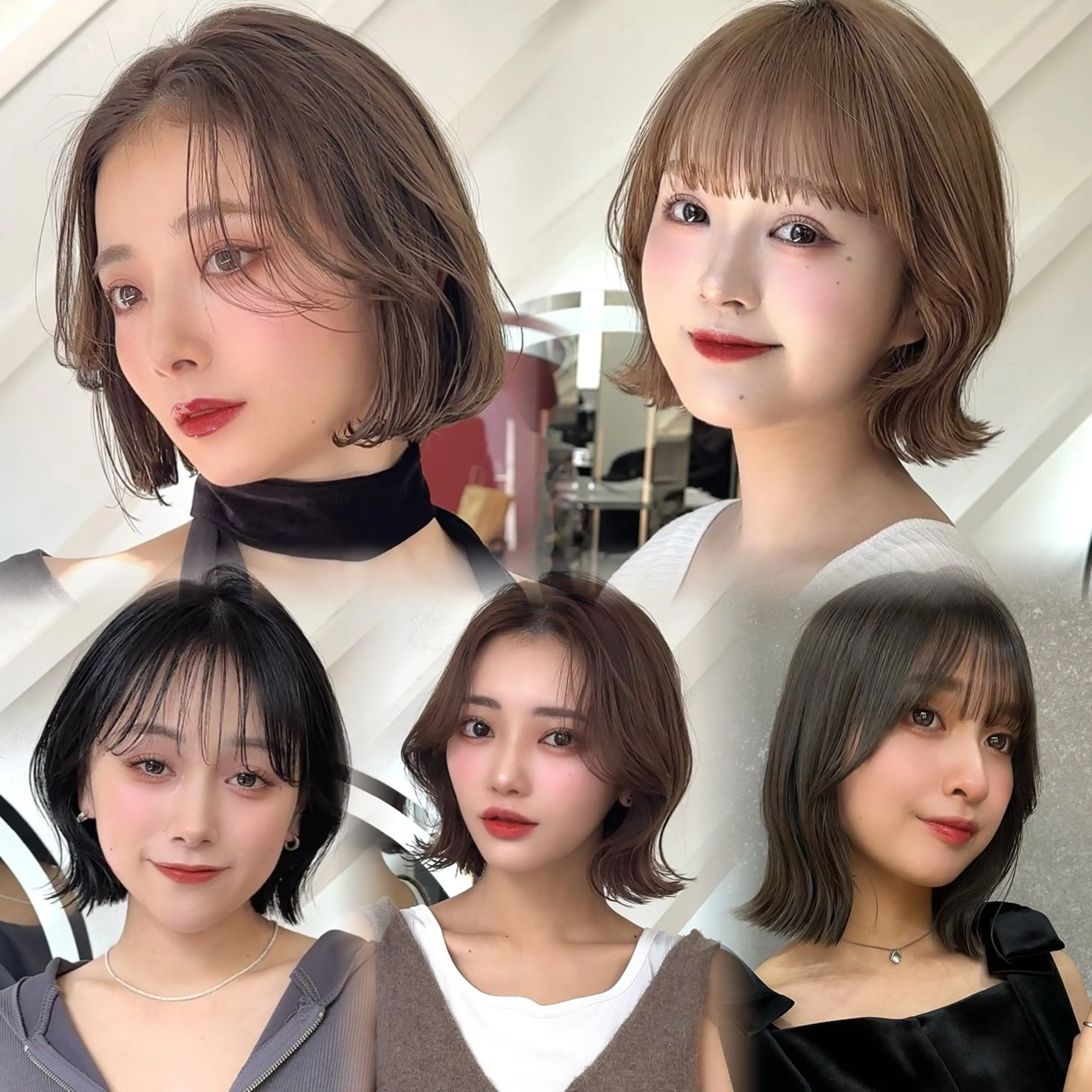 ショート カット ヘアカラー トリートメント 原宿/ボブ/髪質 改善/レイヤー/優希のヘアスタイル