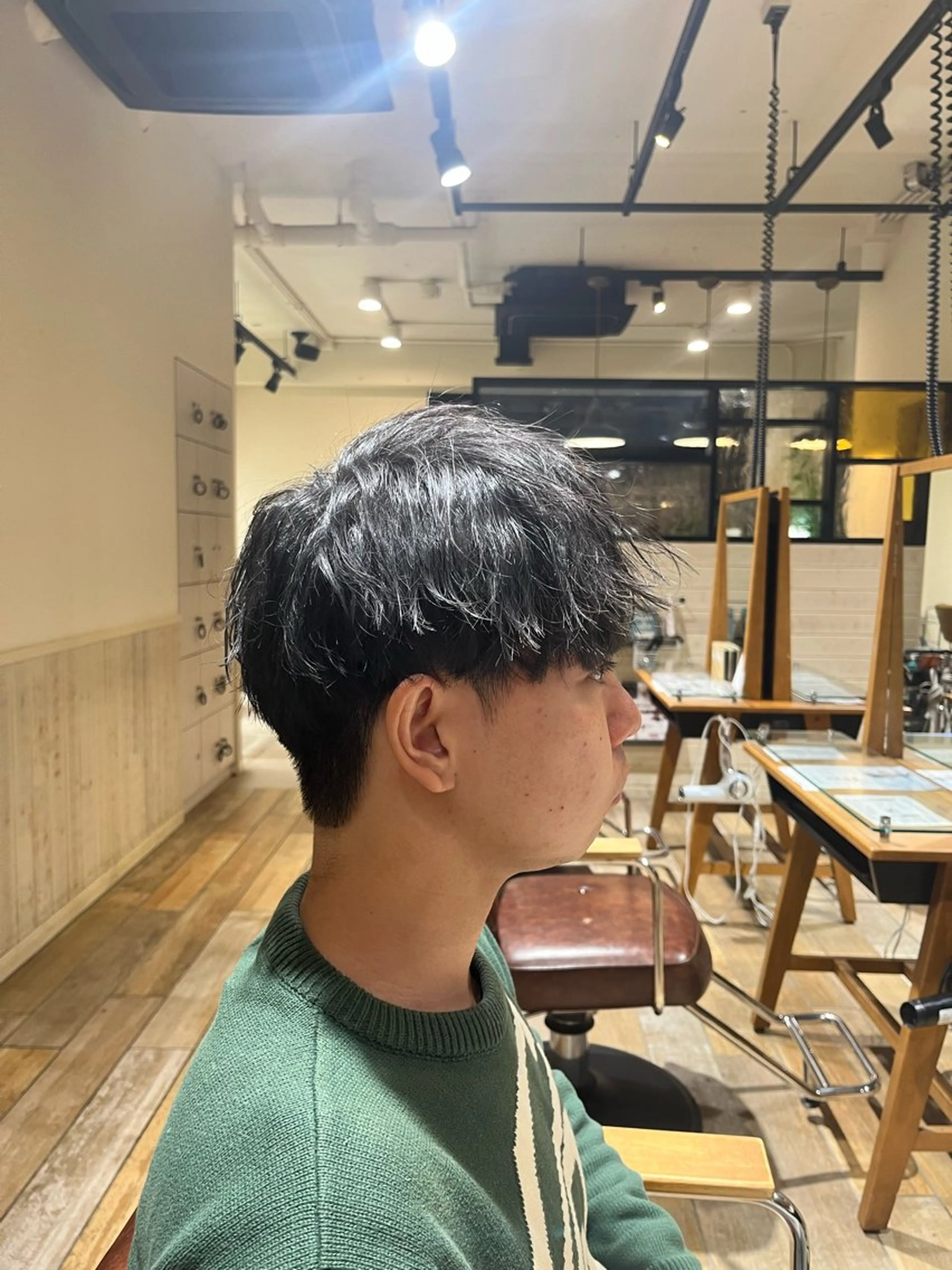 ショート メンズ マッシュ 刈り上げ くびれヘア メンズカット/センタ ーパート /マミヤのヘアスタイル