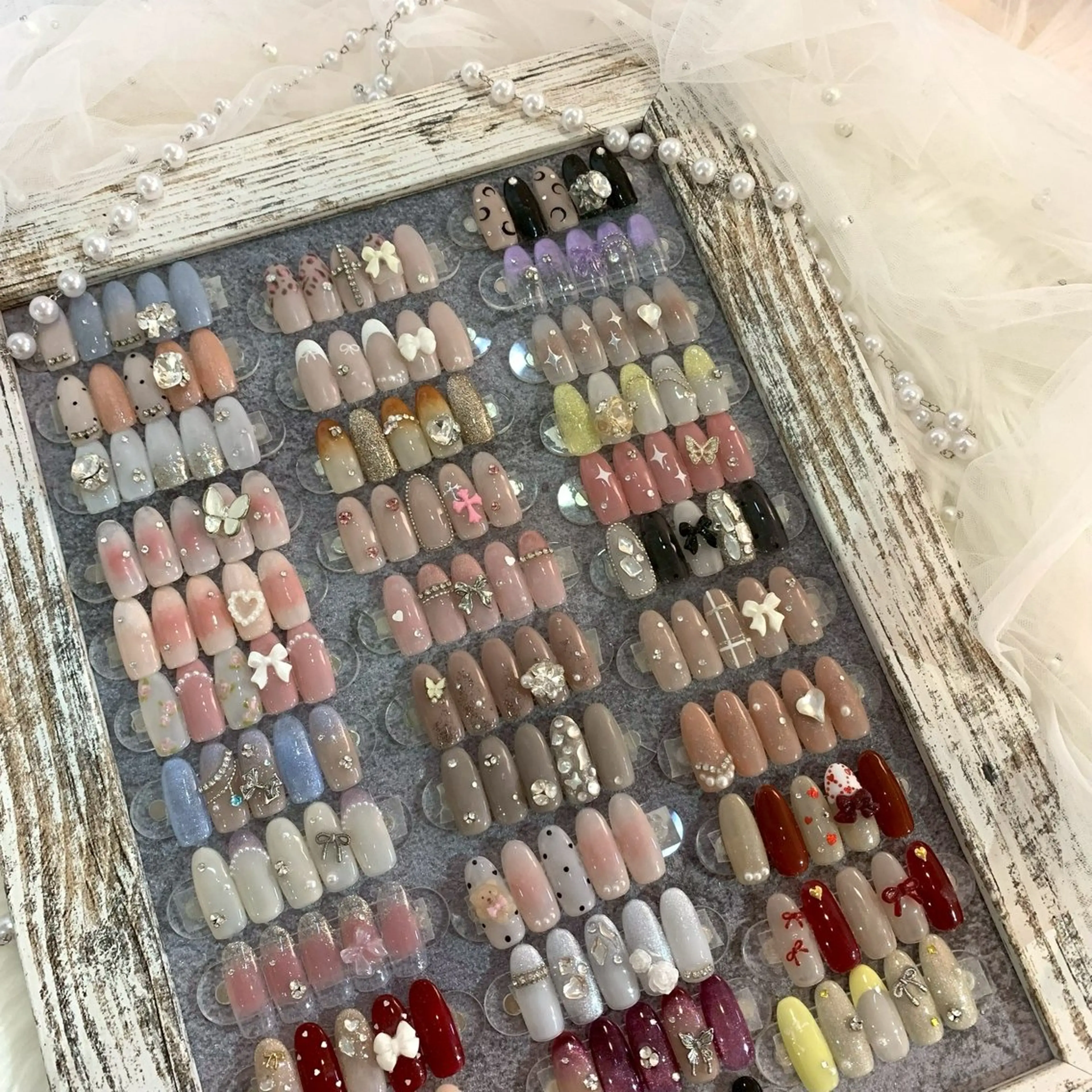 【オフあり】長さだし10本➕キラキラのワンホン定額デザイン🫶🏻💕︎︎の写真