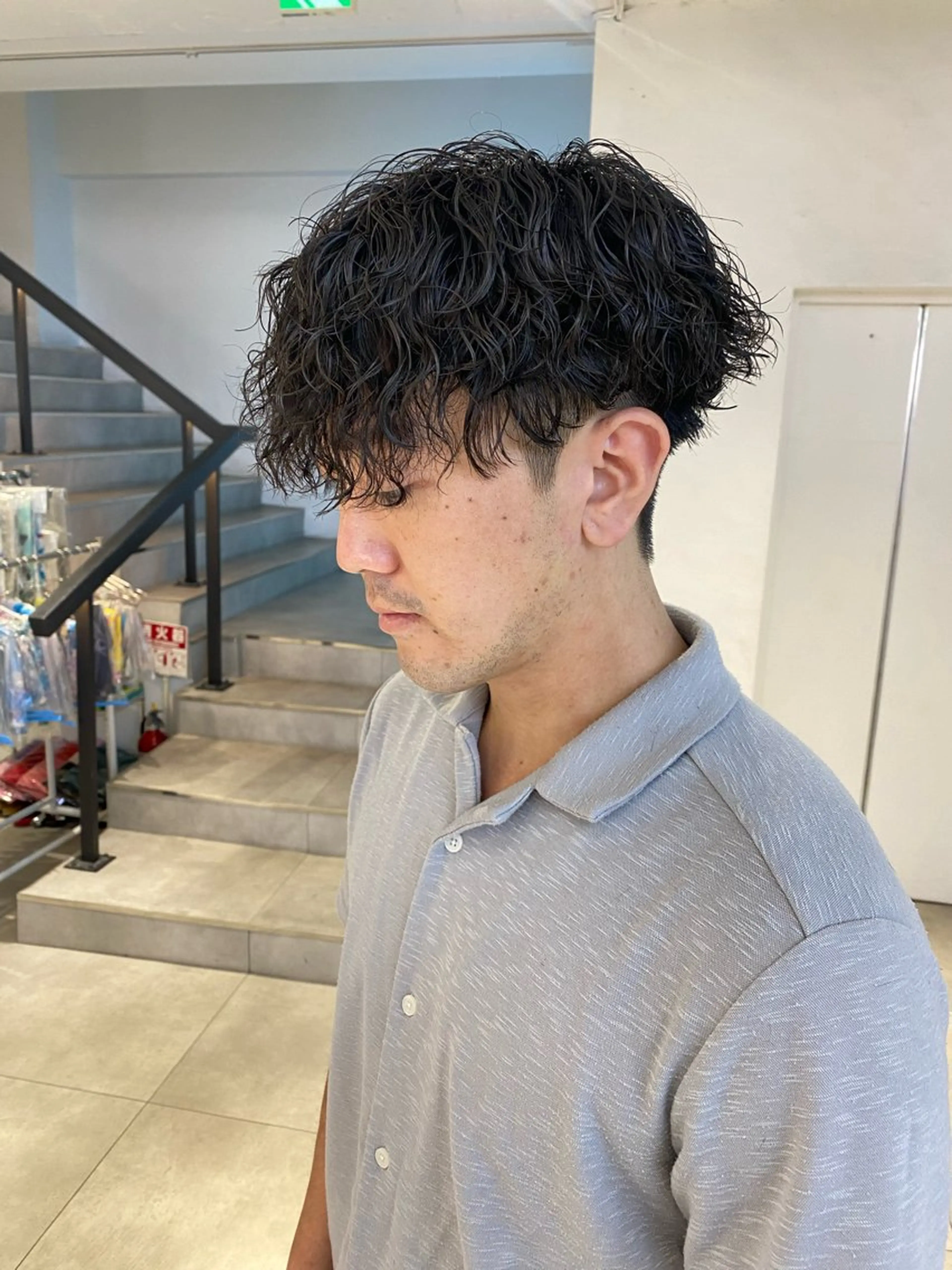 パーマ メンズ 新宿【メンズパーマ】 塩澤太一のヘアスタイル