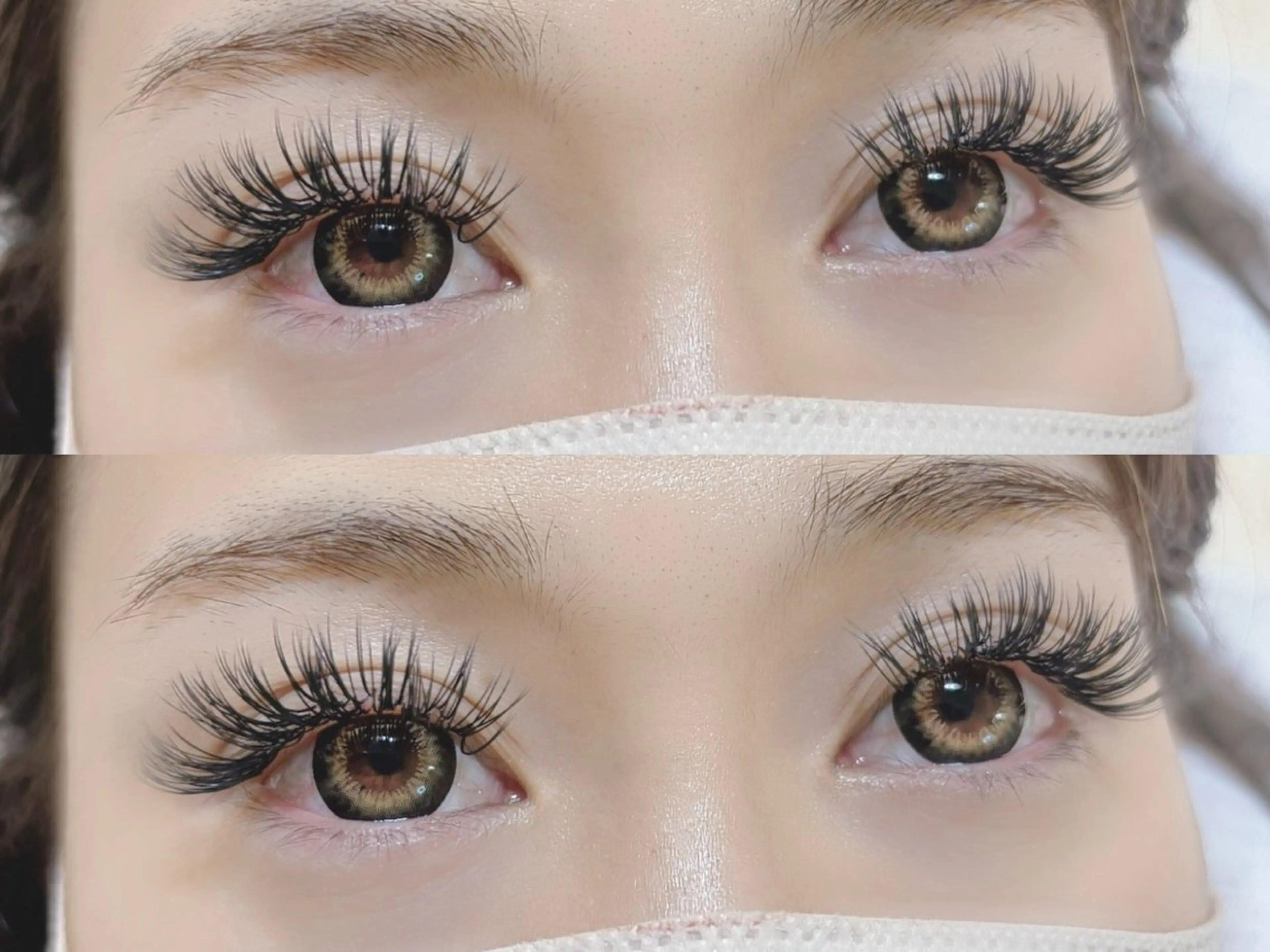 マツエク・マツパ 付け放題 バインドロック 束感まつ毛 フラットラッシュ パリジェンヌラッシュリフト マツエク オーロラ所属・AURORA RINAのマツエク・マツパデザイン