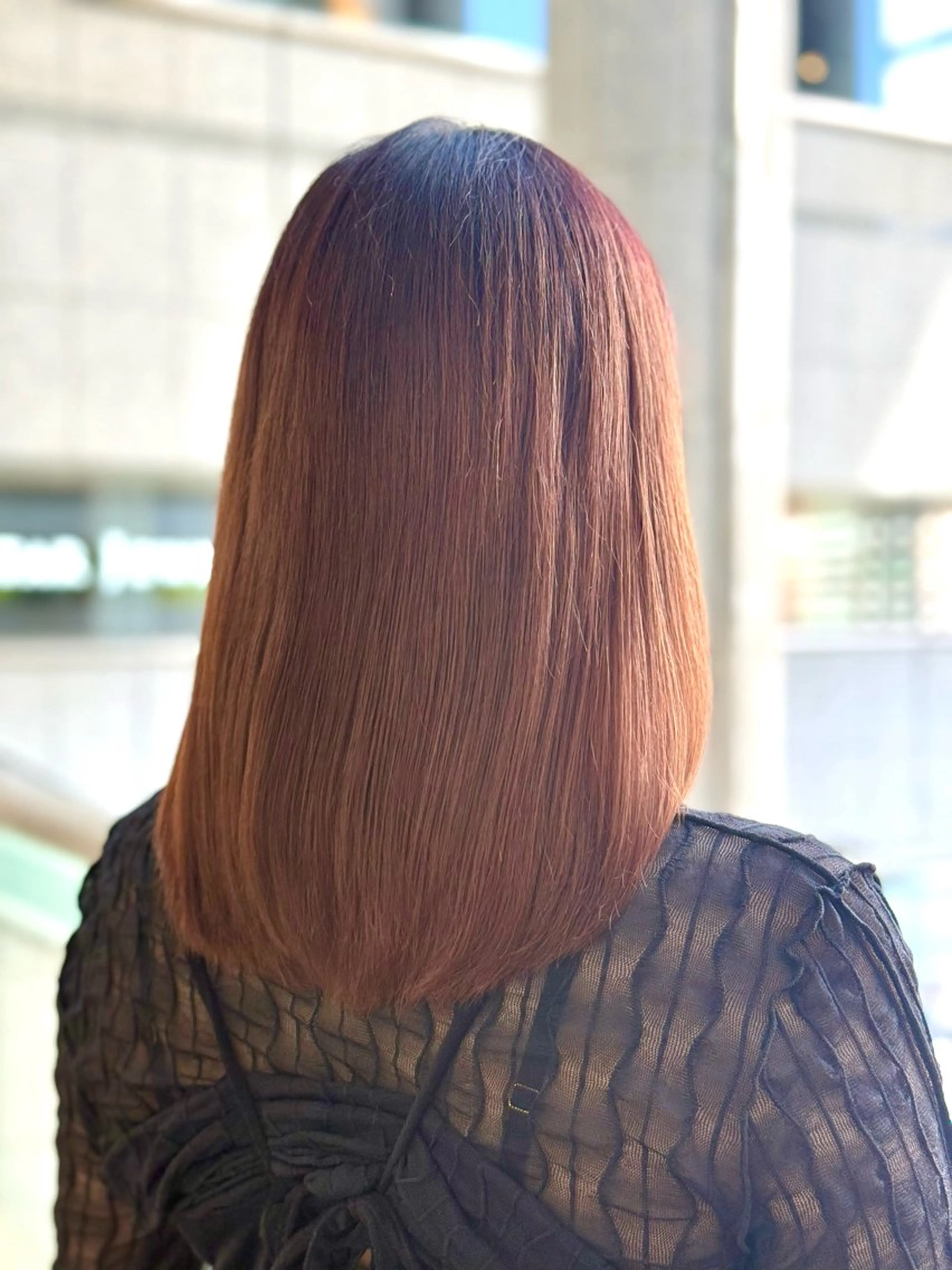 セミロング トリートメント 山田 もものヘアスタイル