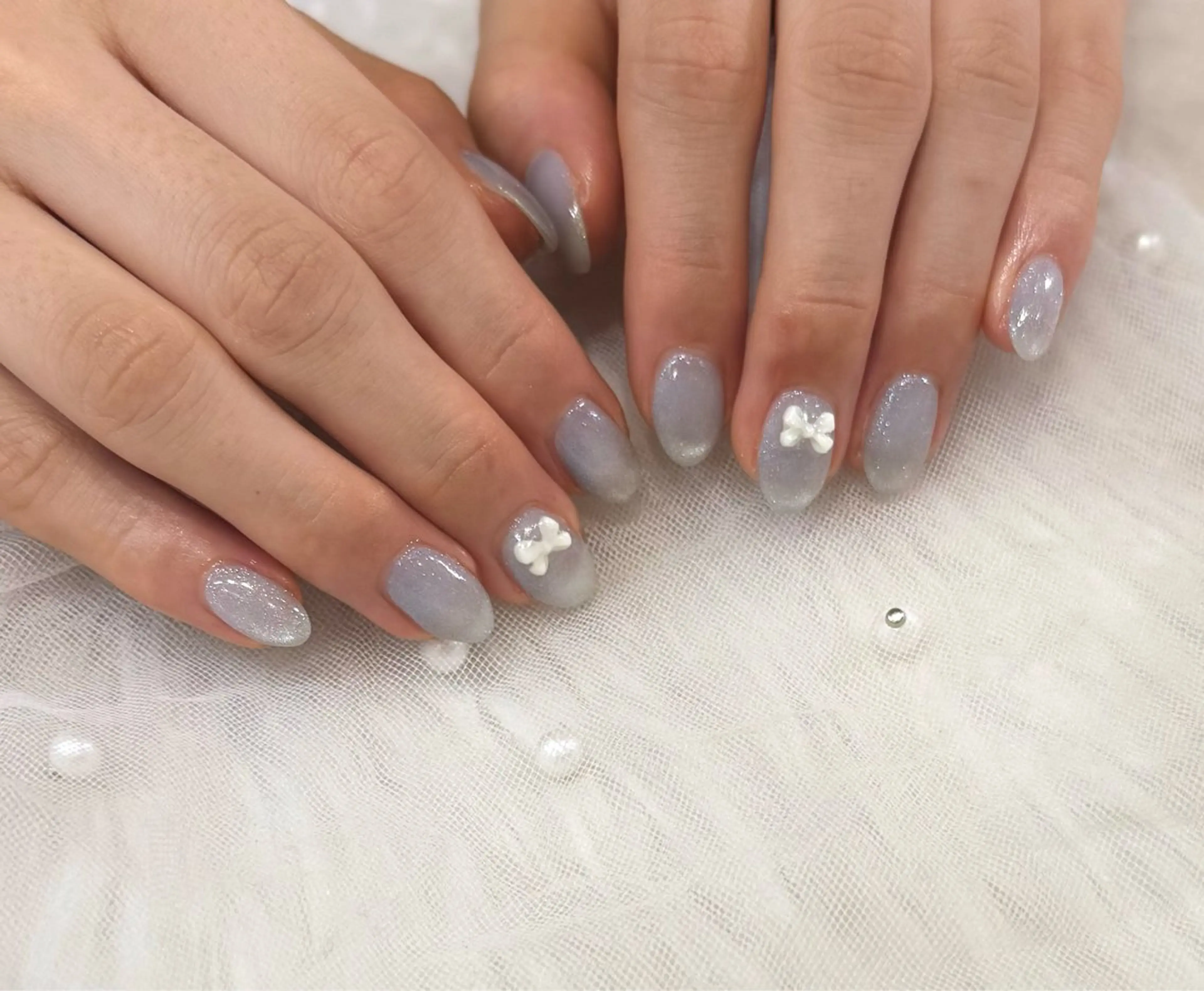 🎀3月限定🎀jrネイリストワンカラーorラメグラ orマグネットネイル💅🏻✨の写真