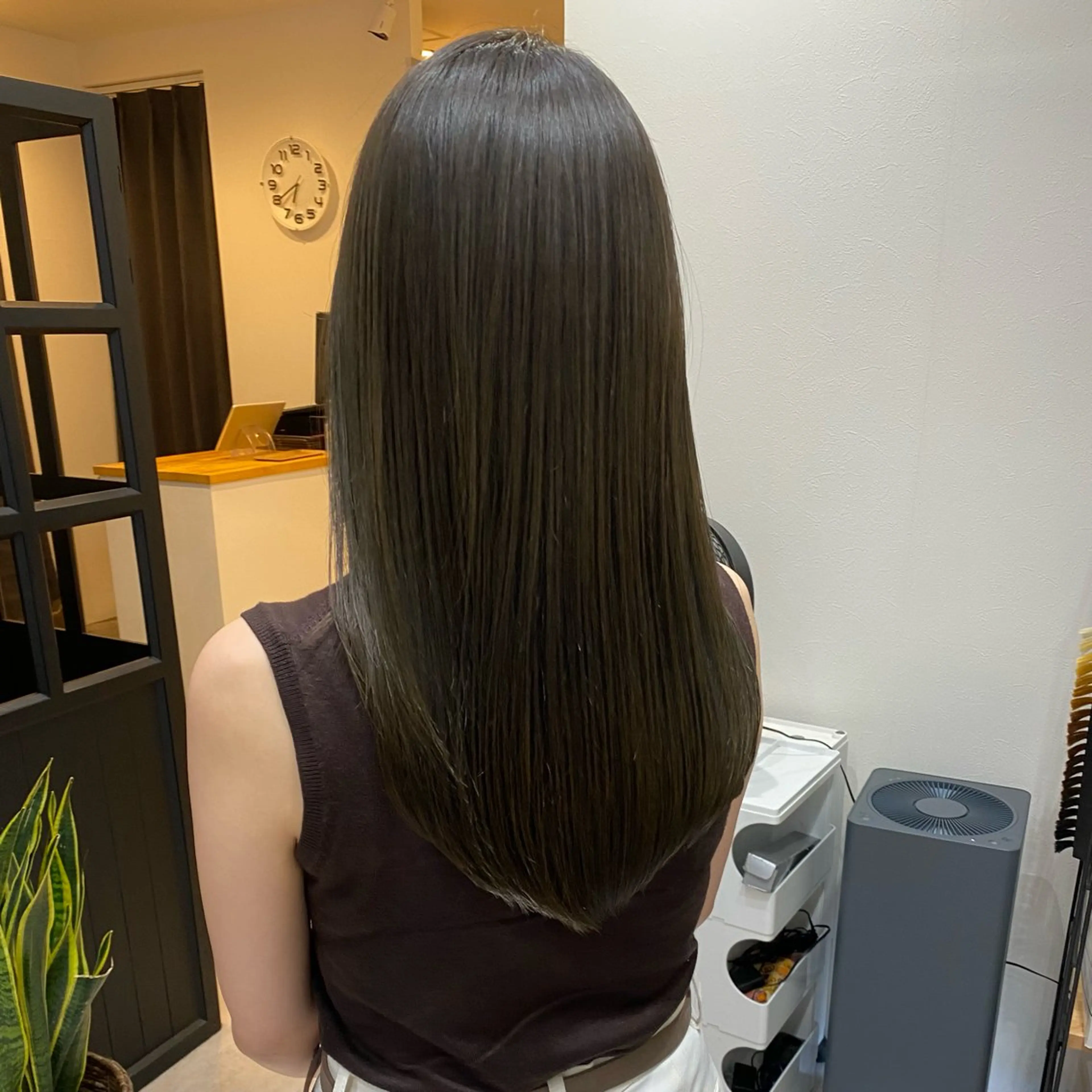 セミロング セミロングパーマ ハイライト 髪質改善 レイヤーカット カット ヘアカラー トリートメント また会いたくなる 美容師【KENTA】のヘアスタイル