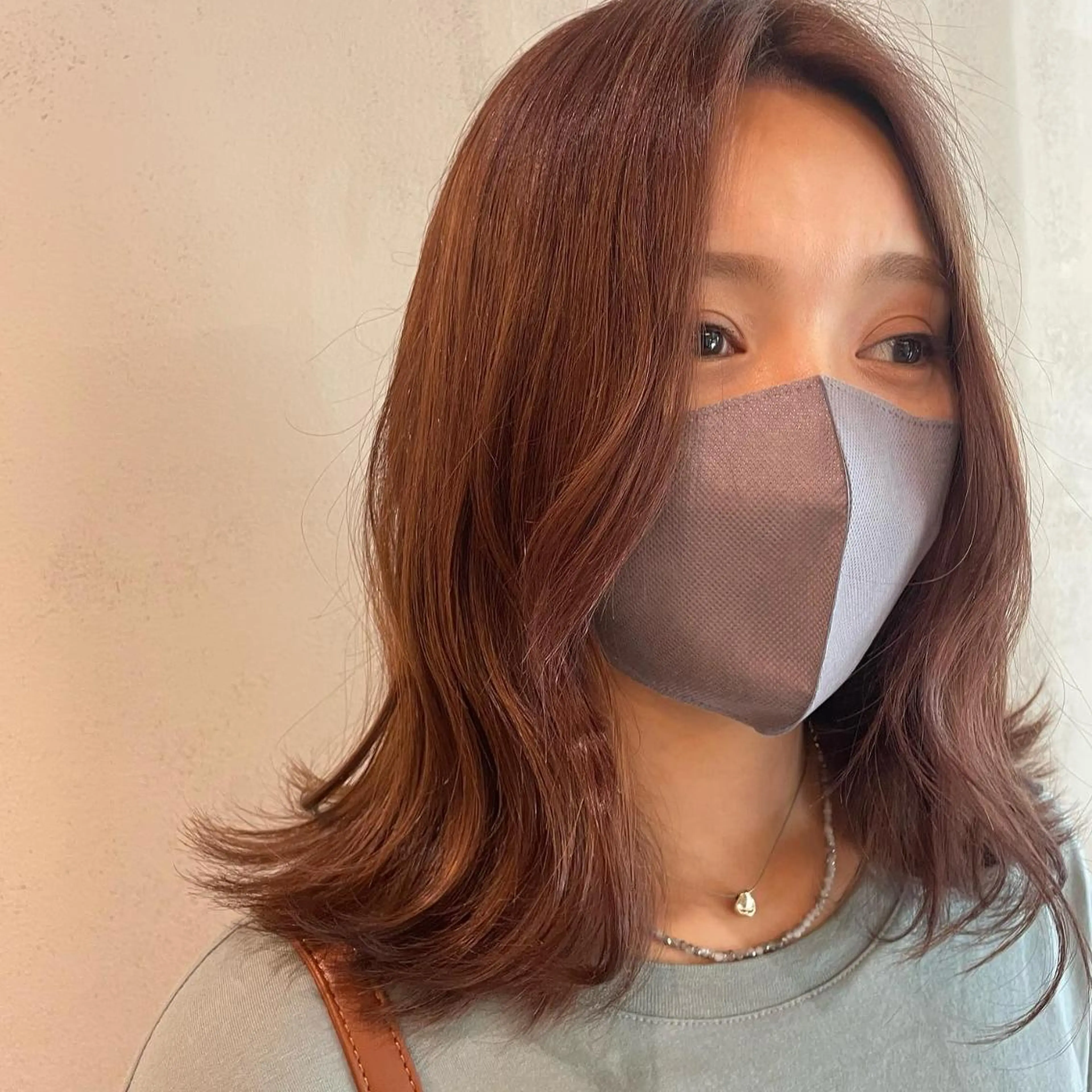 カラー ヘアアレンジ ブリーチ 透明感カラー ブリーチなしカラー 𝙢𝙞𝙮𝙪🎀 girly hairのヘアスタイル