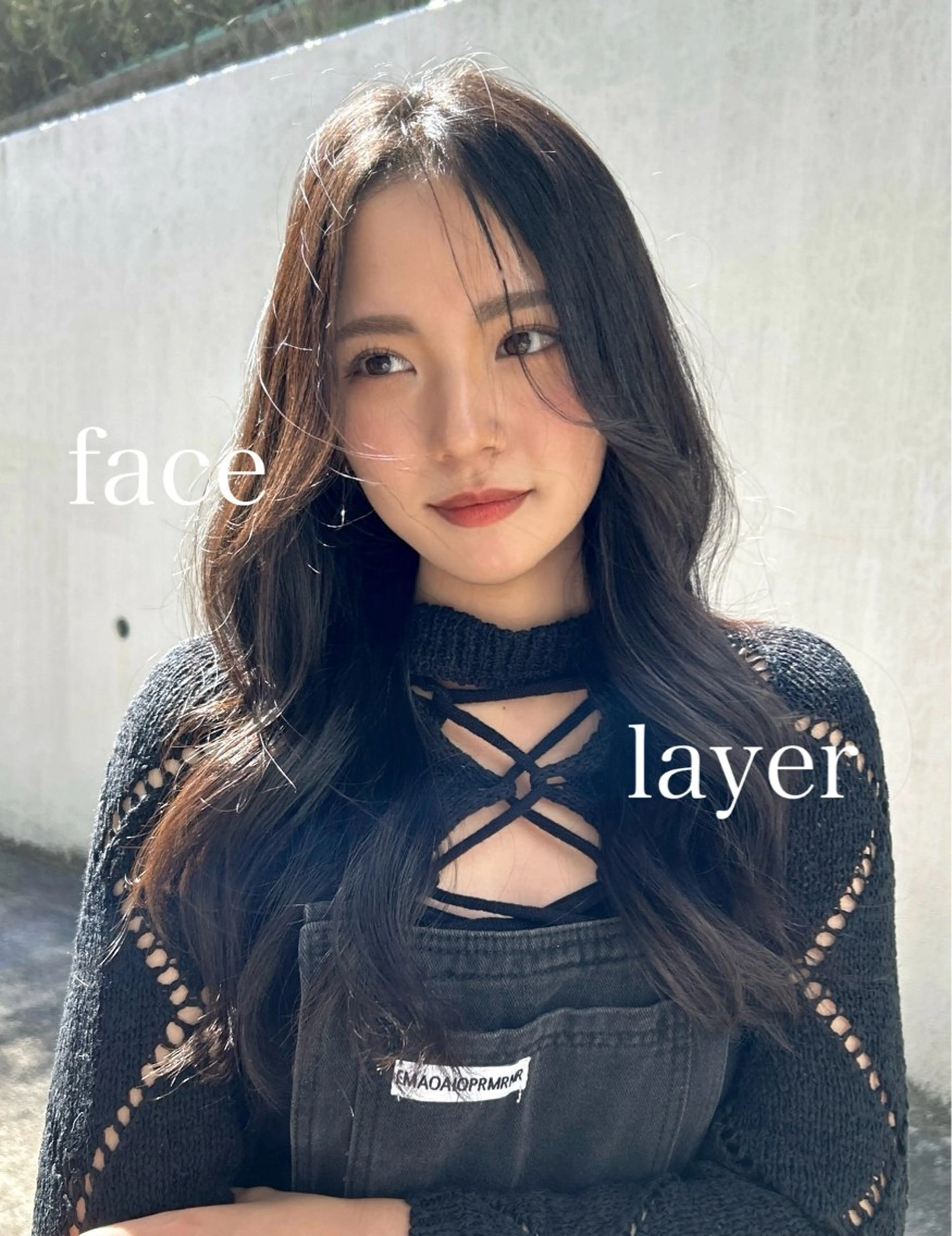 ロング 顔周りカット カット ヘアカラー トリートメント 【艶ヘア】 どうまえのヘアスタイル