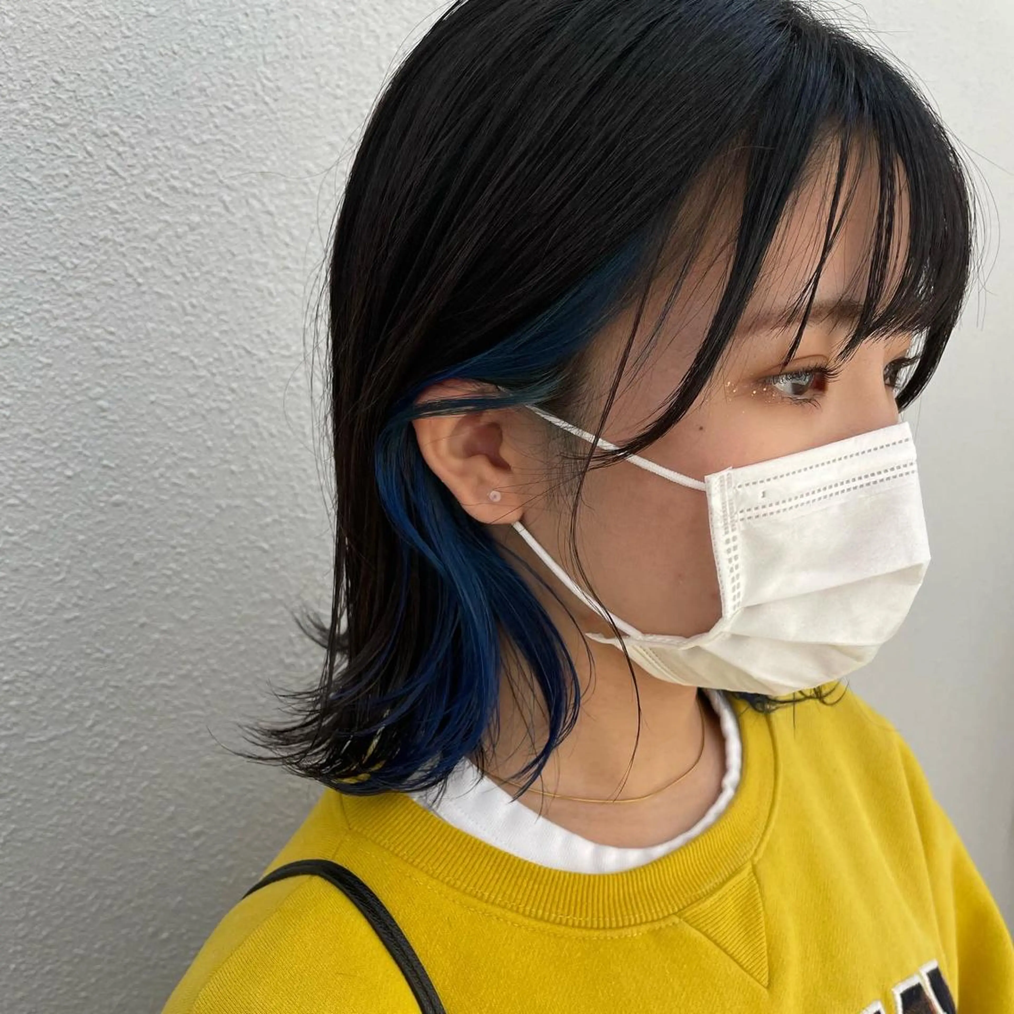 ミディアム 切りっぱなしボブ ショートボブ ミディアムパーマ ミストバング ボブ C’LD hair produce /シールドヘア所属・モテ髪/ボブ/ショー ト/アダチフウトのヘアスタイル