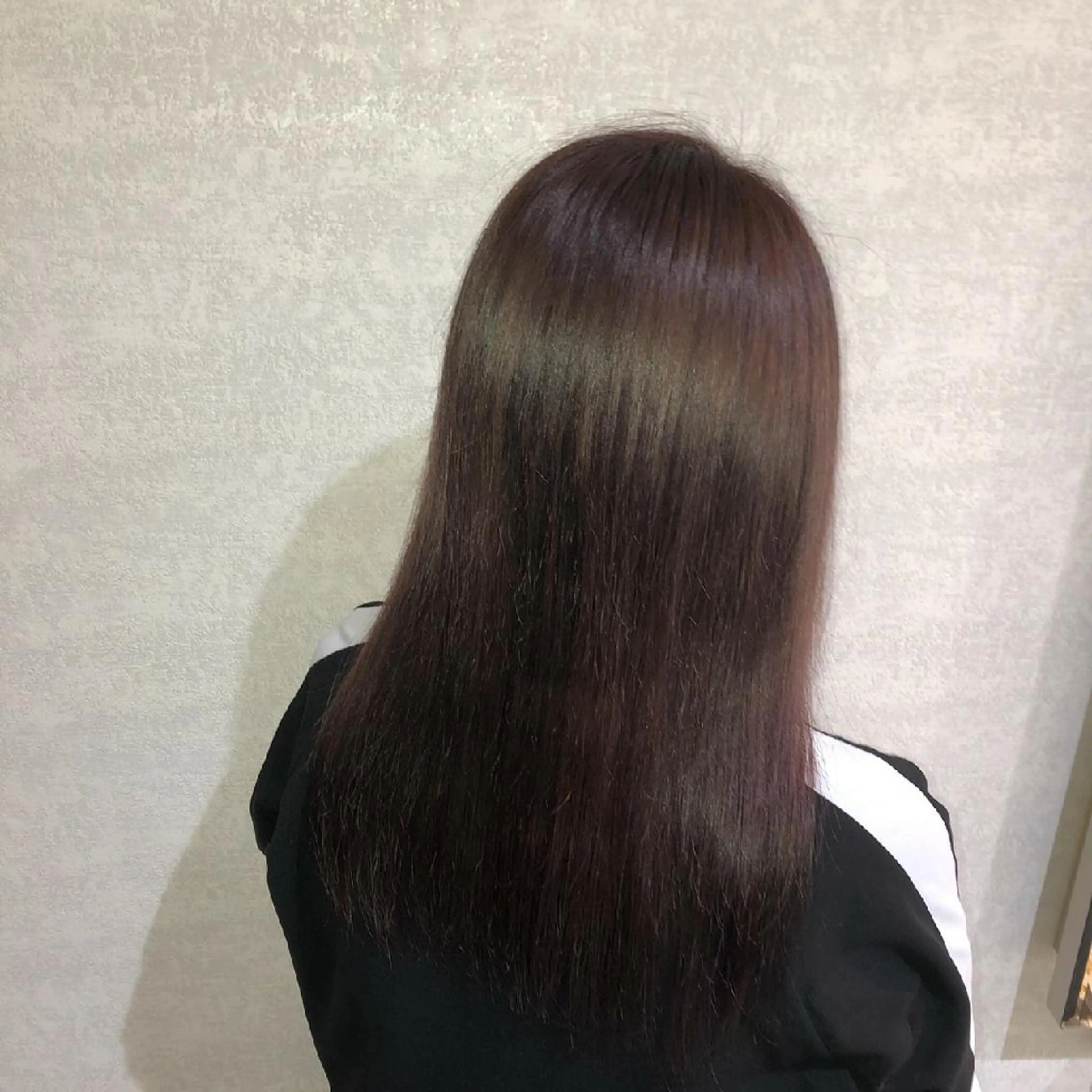 ロング カラー ピンクカラー 新規限定カット無料 クーポン有り【桂口】のヘアスタイル