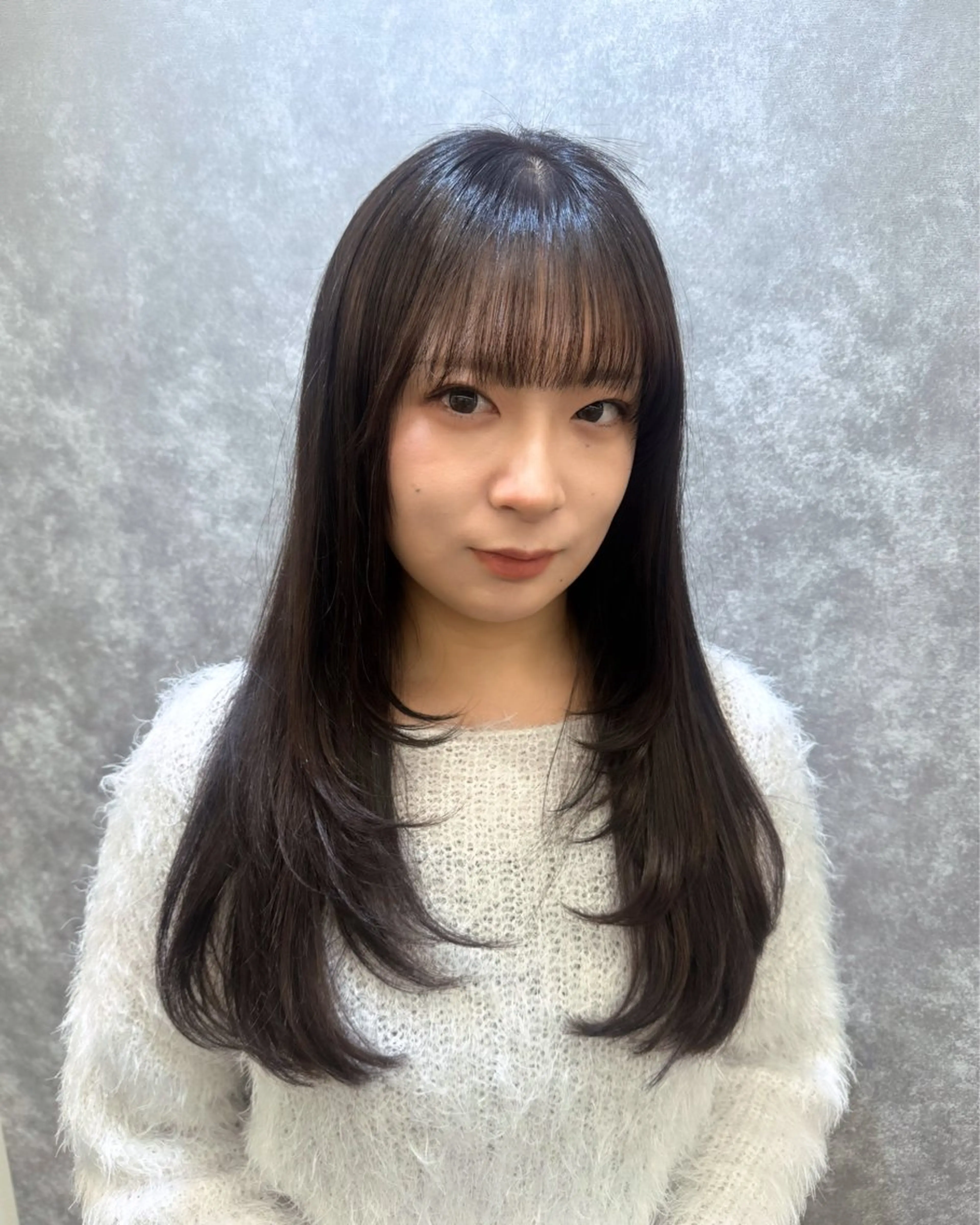 ロング カラー カット ヘアカラー 🕯コバ/レイヤー/ 透明感/縮毛🕯のヘアスタイル