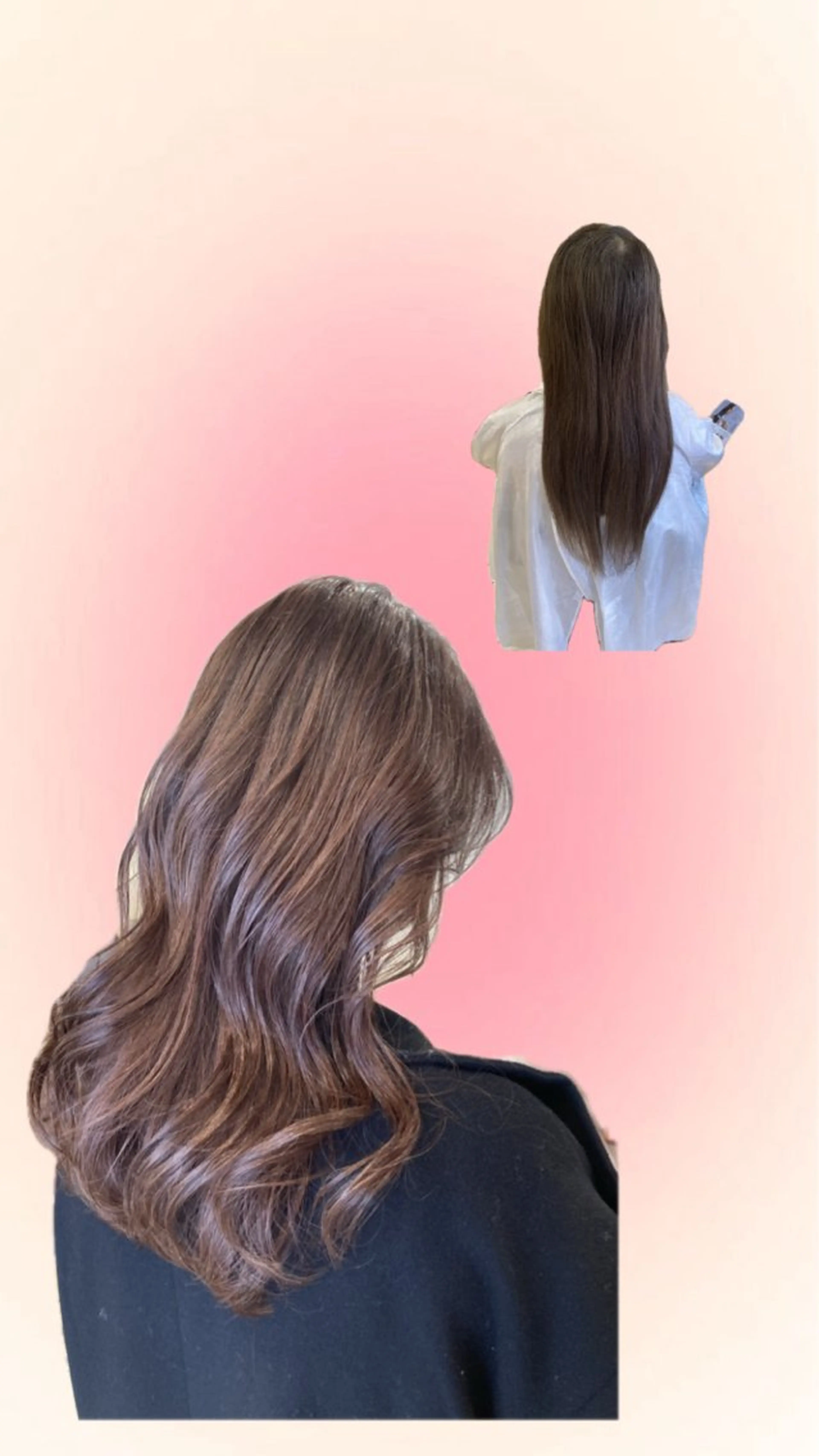 ロング 藤井 菜緒のヘアスタイル