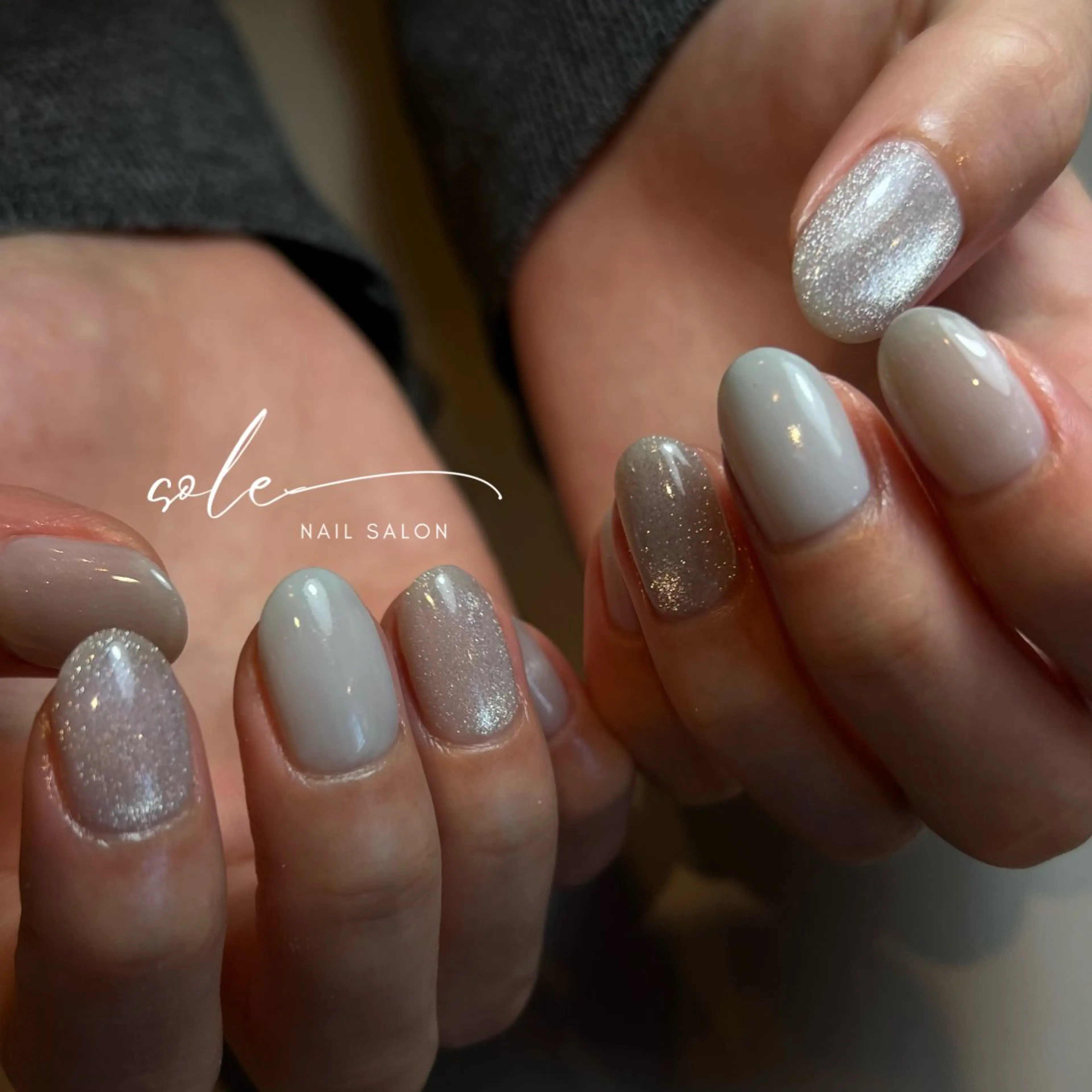 ネイル シンプルネイル nail share salon sole所属・nail salon soleのネイルデザイン