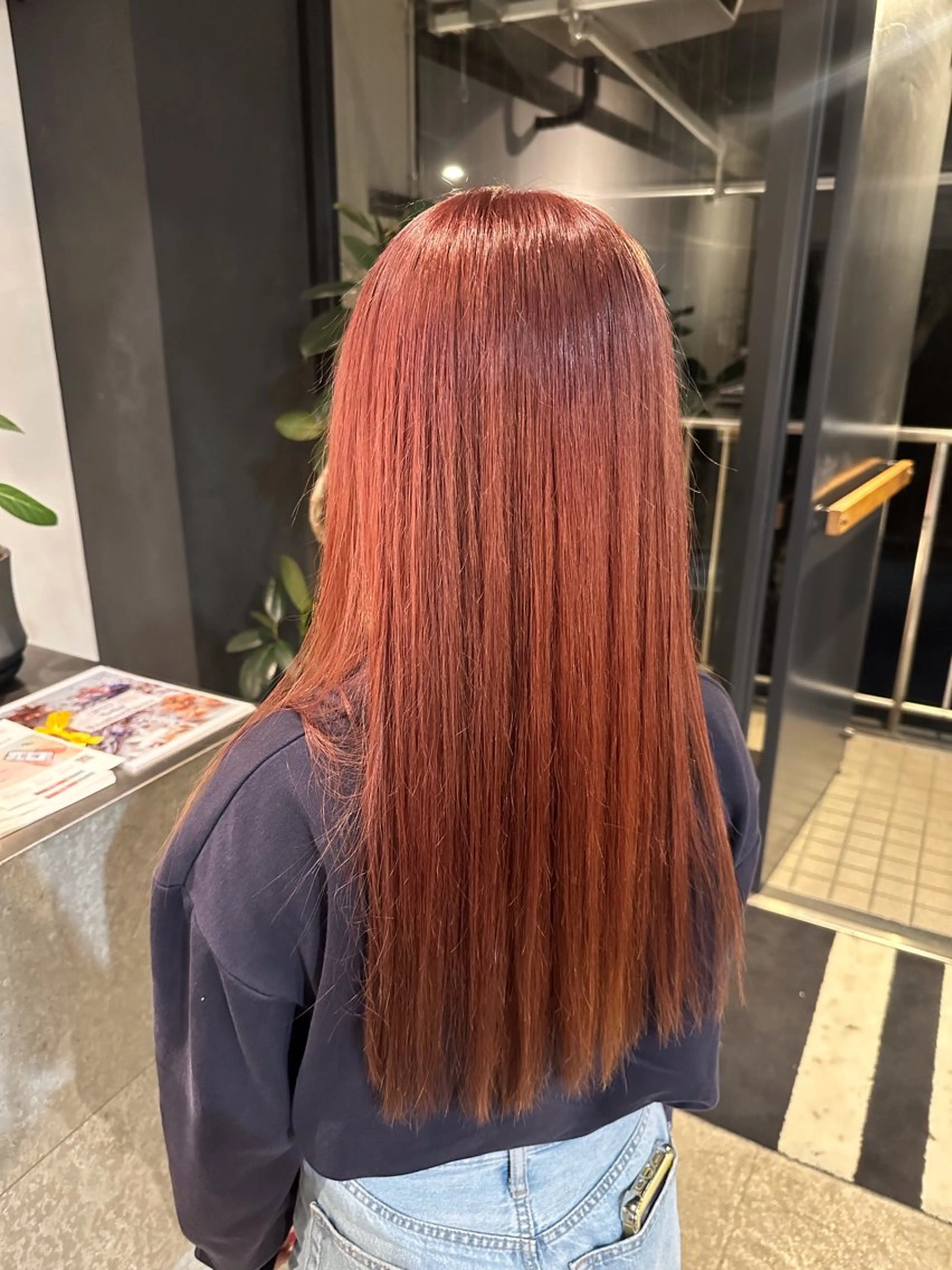 ロング カラー ラベンダーカラー ラベンダーピンク ピンクカラー 寺本 奈央のヘアスタイル