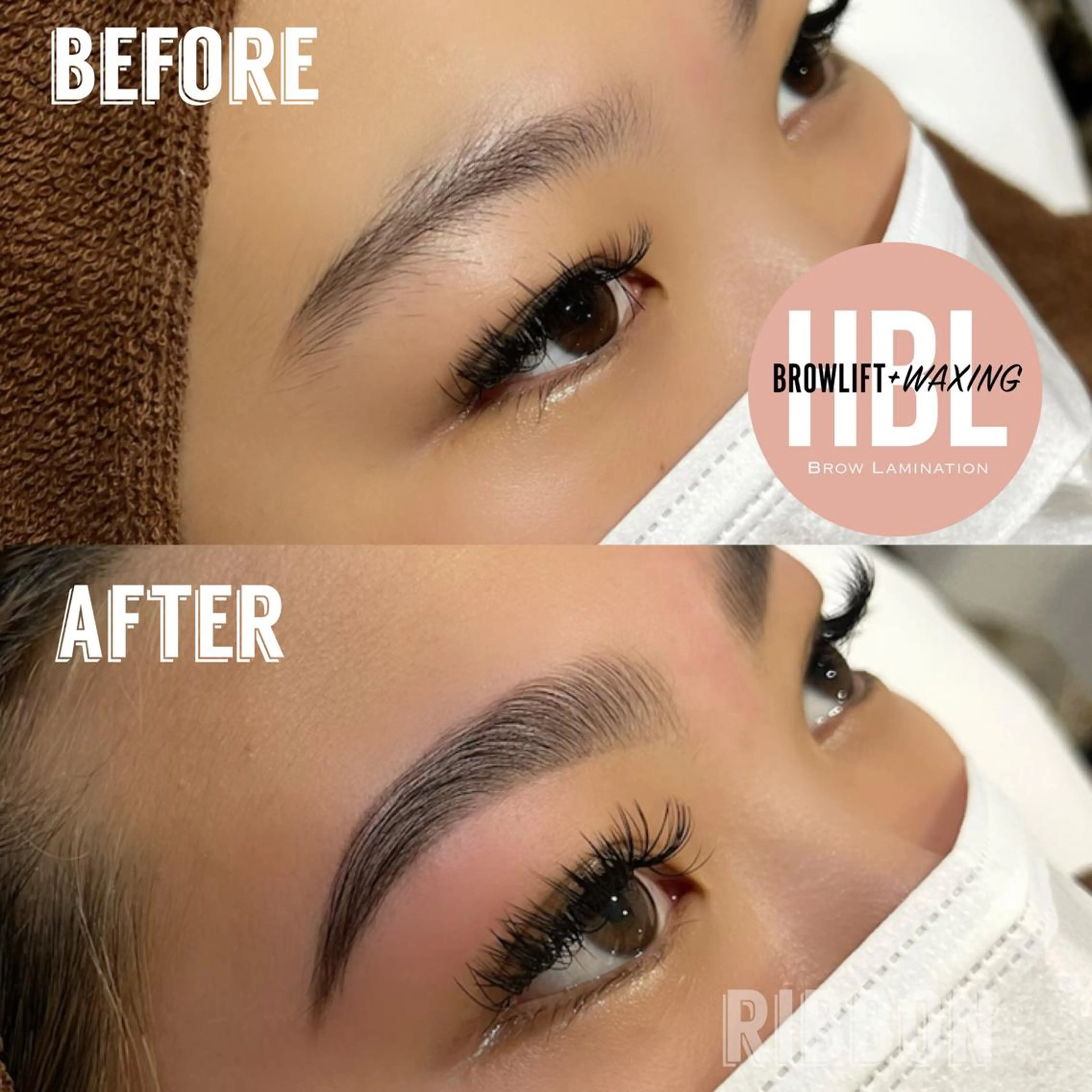 アイブロウ ハリウッドブロウリフト ワックス脱毛 その他(アイブロウ) Ribbon京都駅前店所属・KYOKO 🖤の眉毛・アイブロウイメージ