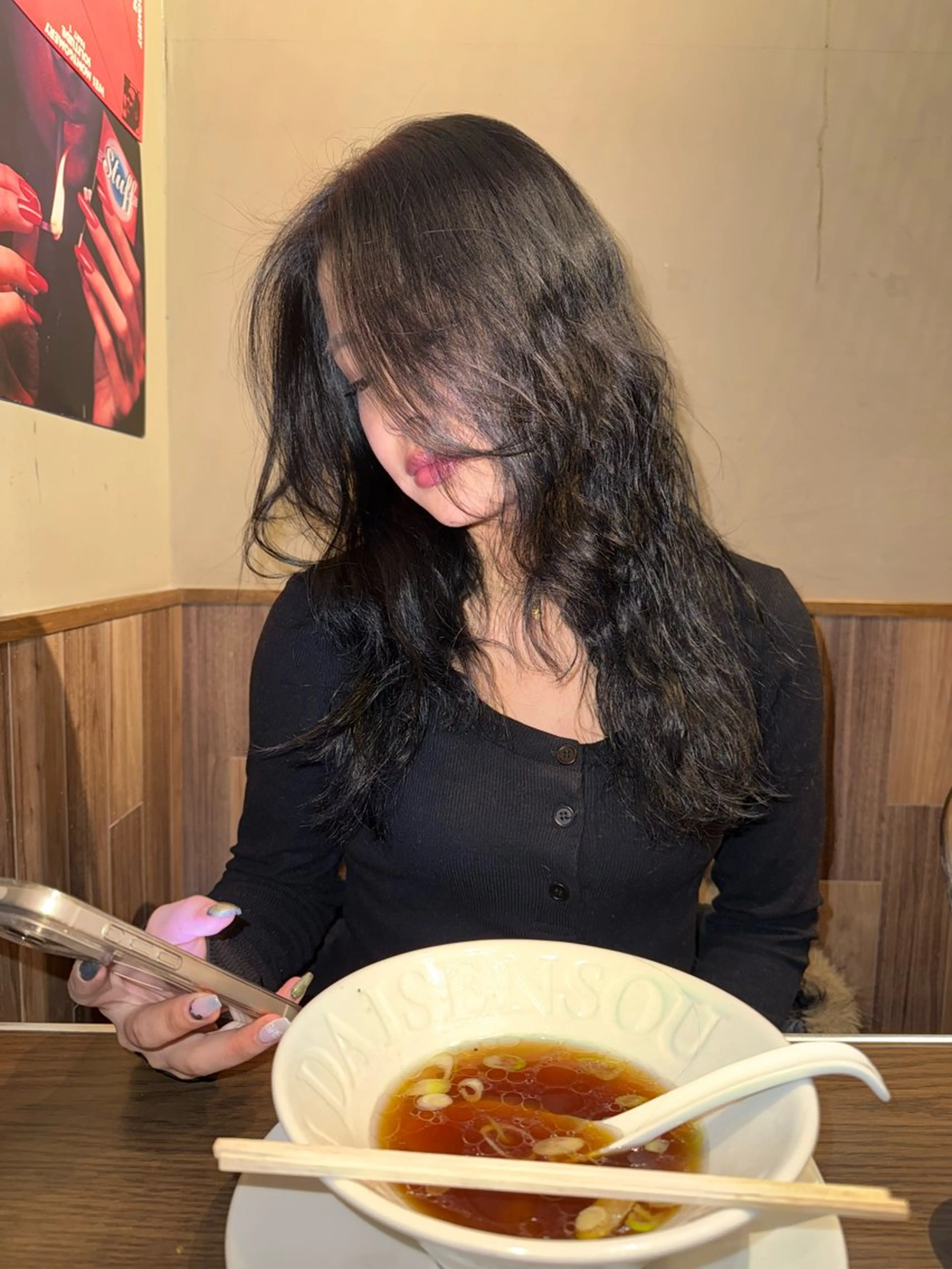 ミディアム カラー パーマ ヘアカラー 梅田/束感マツエク /ナツノのマツエク・マツパデザイン