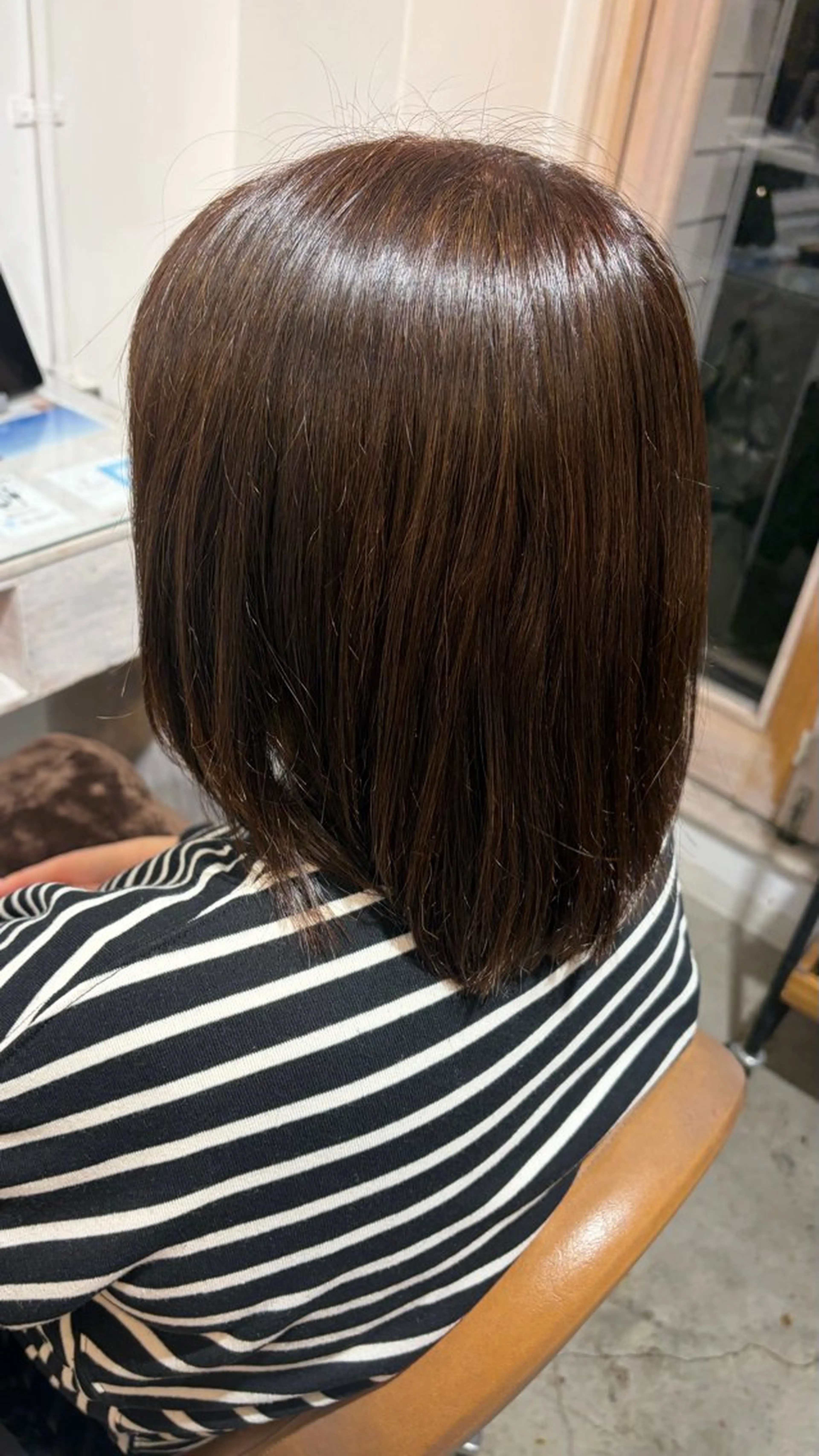 ミディアム カラー ヘアカラー 菅野 由莉菜のヘアスタイル