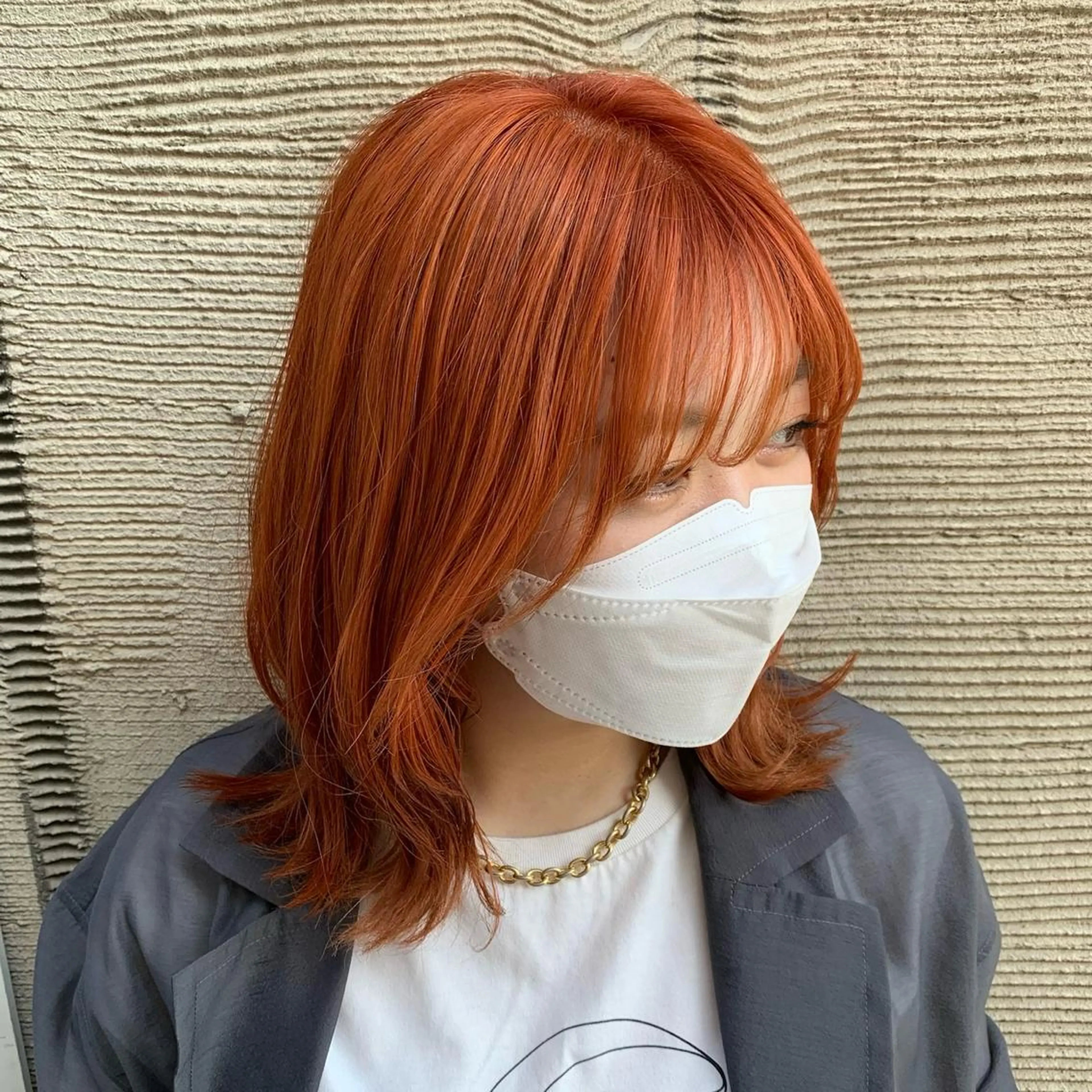 【メンテナンス】🌈ブリーチ☀️ブリーチカラーのメンテナンス🌈艶カラー➕内部補修トリートメント🤍メンテナンスカットの写真