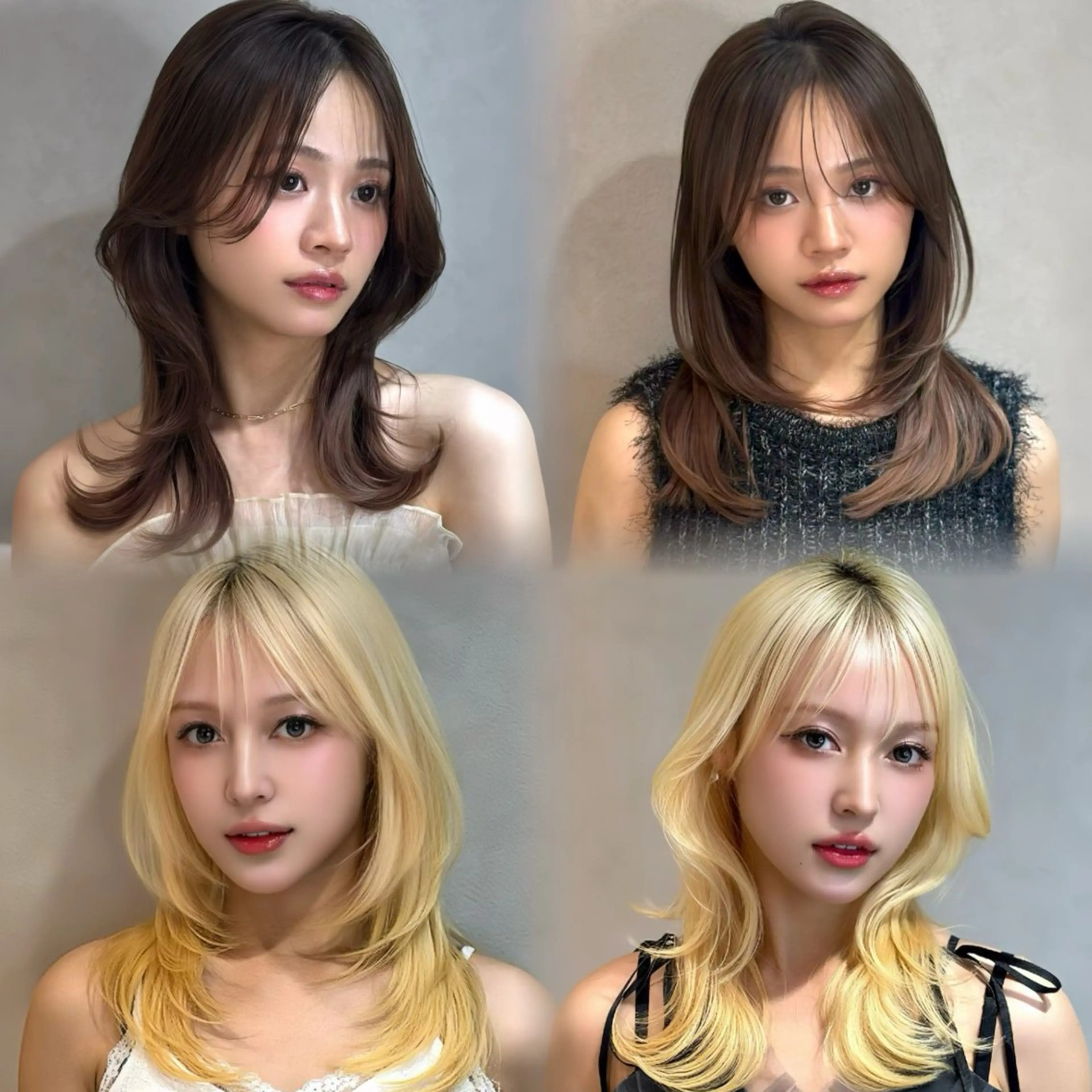 ミディアム カット ヘアカラー トリートメント 銀座/レイヤーカット 髪質改善/RYUのヘアスタイル