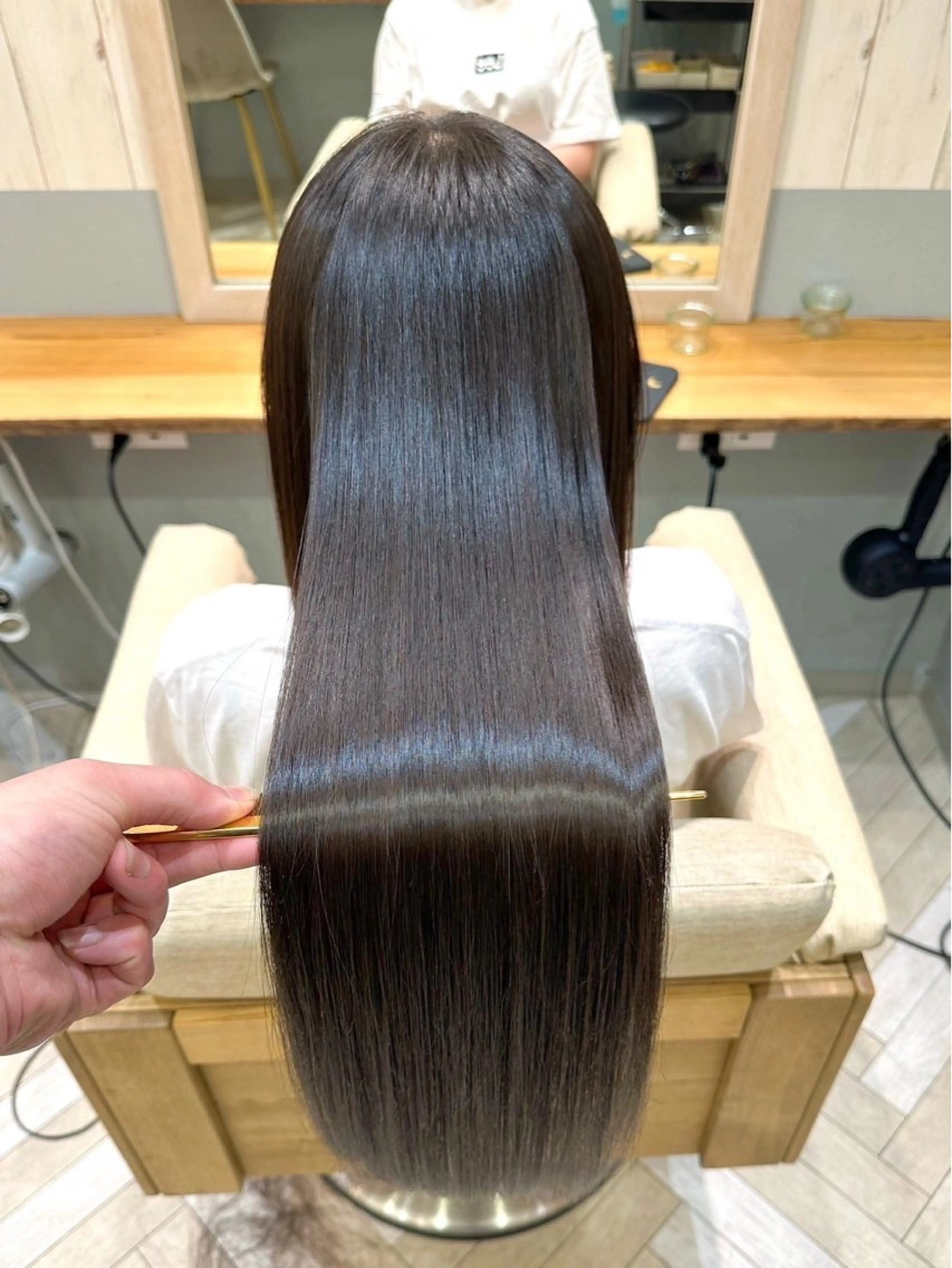 ロング カラー パーマ カット 縮毛矯正 トリートメント 韓国アイドルヘア/ 大人ショートリョウヤのヘアスタイル