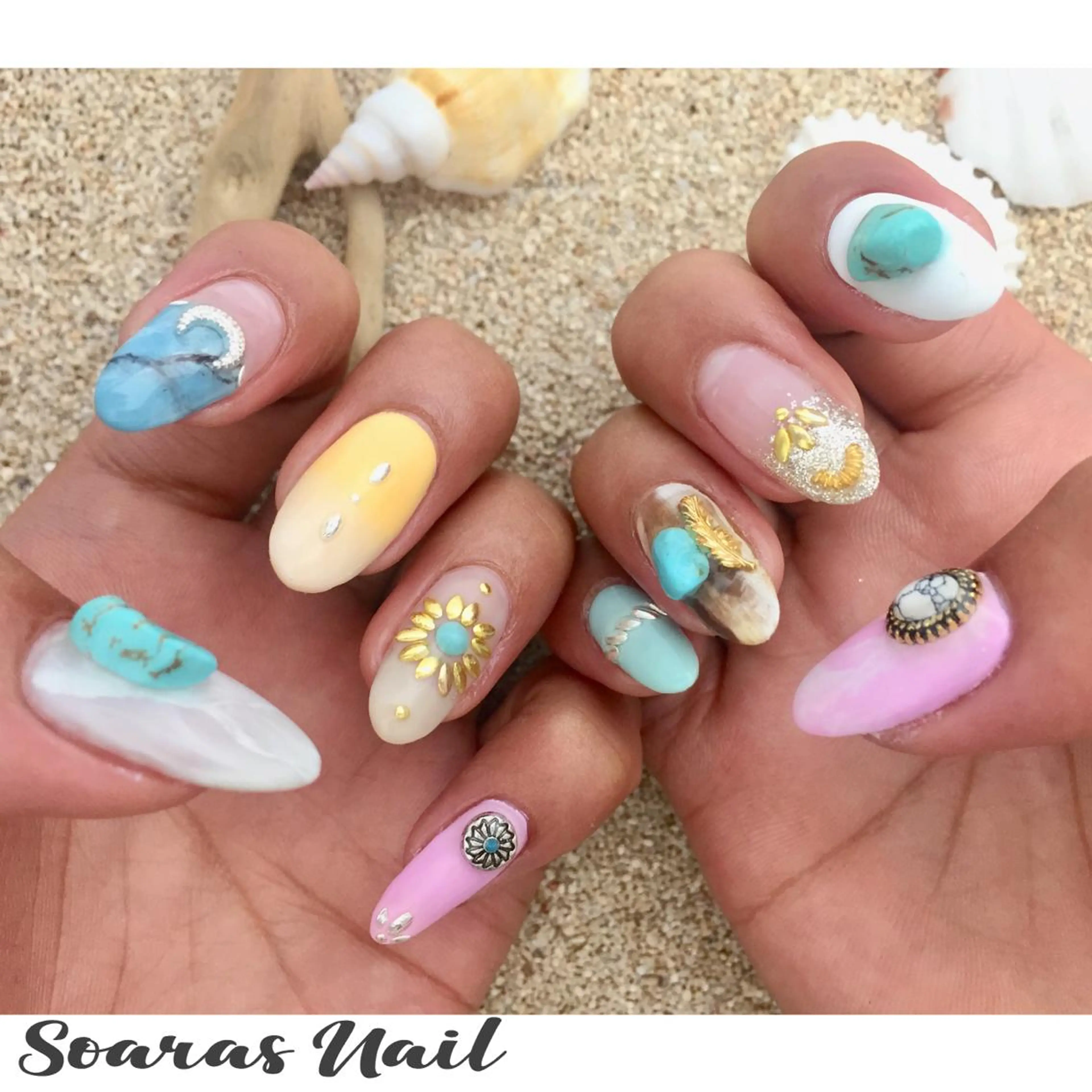 ネイル ジェルネイル soaras nailのネイルデザイン