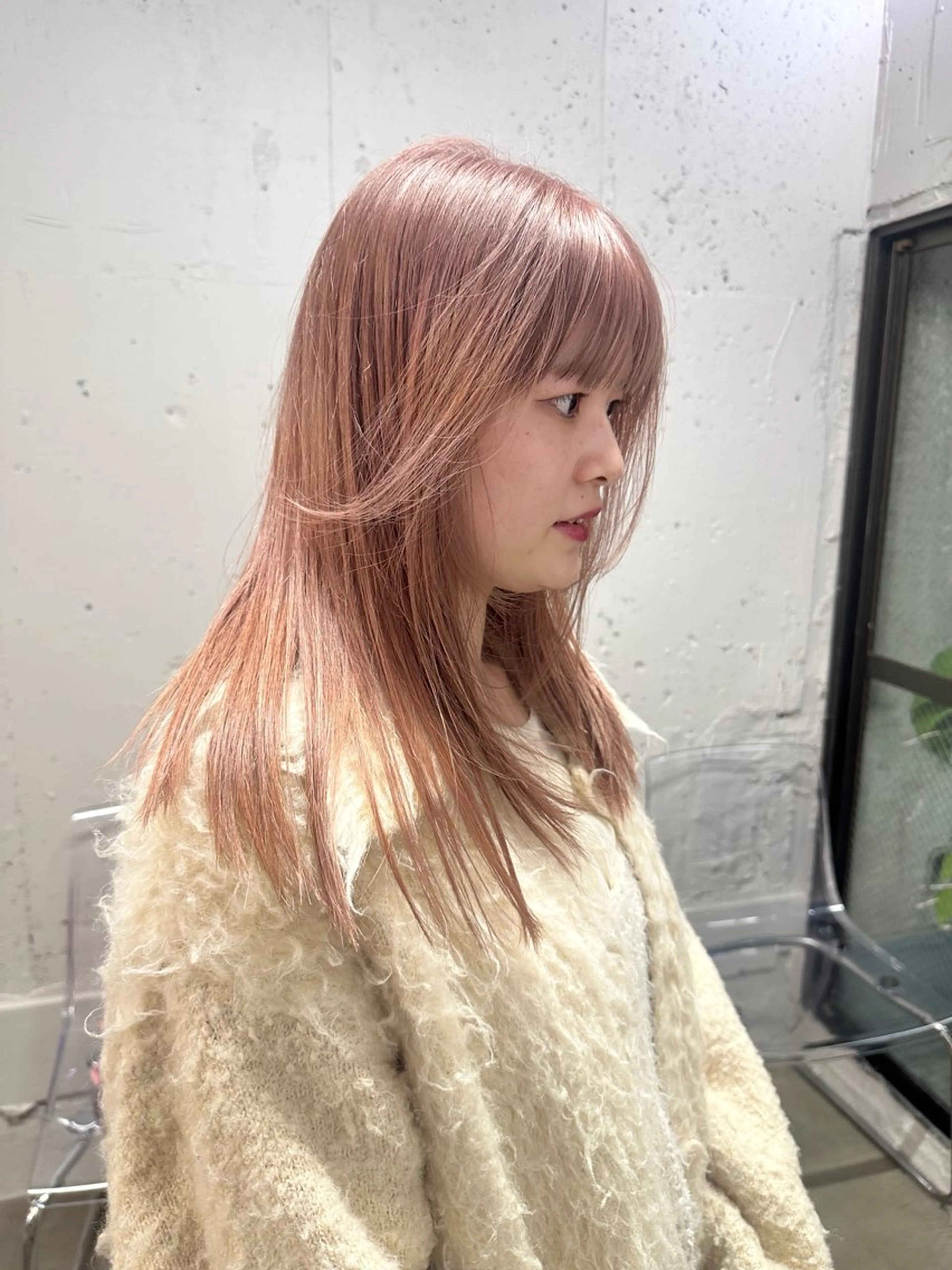 カラー ヘアカラー ハイトーン レイヤー🎀meiのヘアスタイル