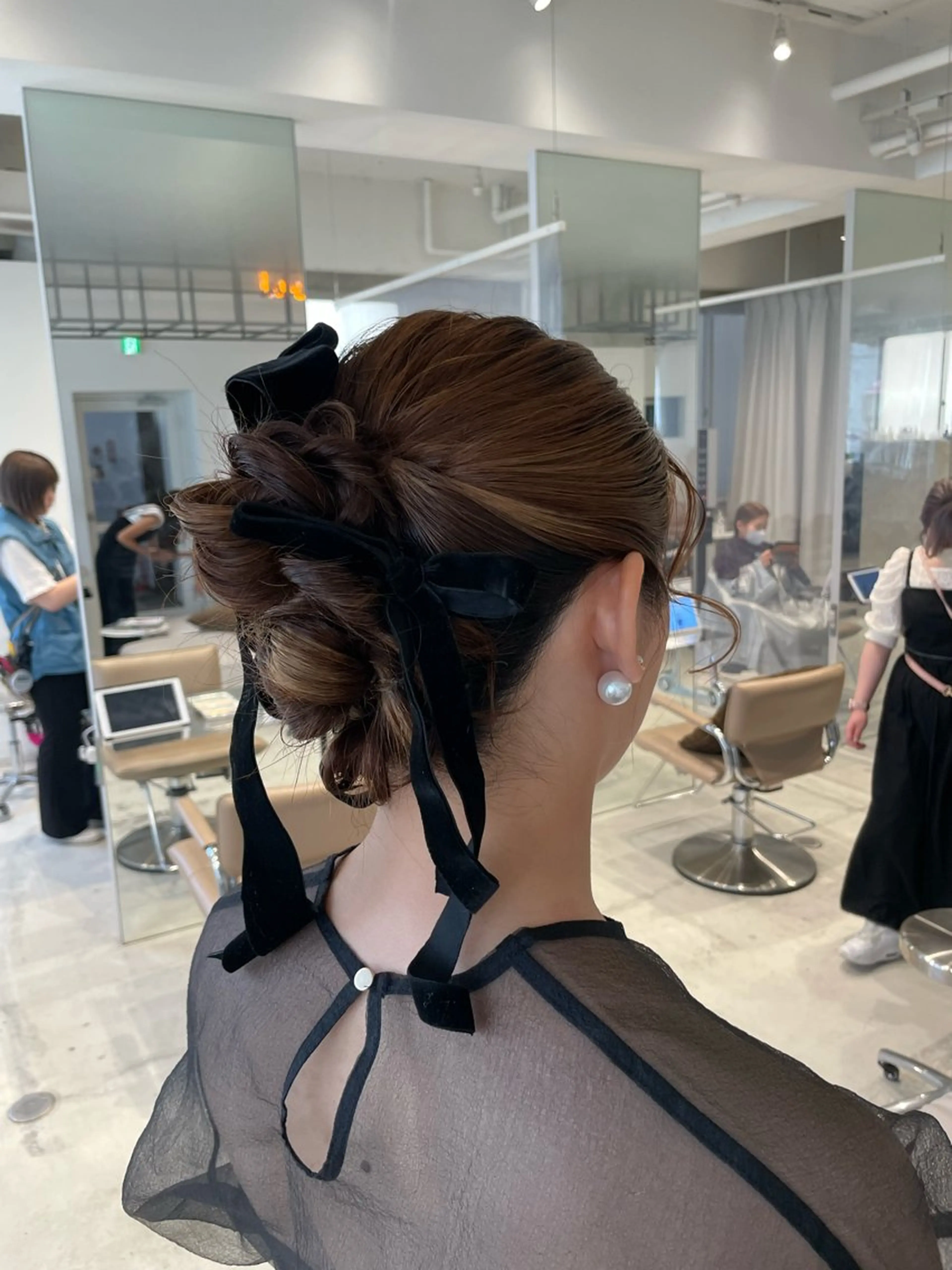 ロング ヘアアレンジ loely 💞miyuのヘアスタイル