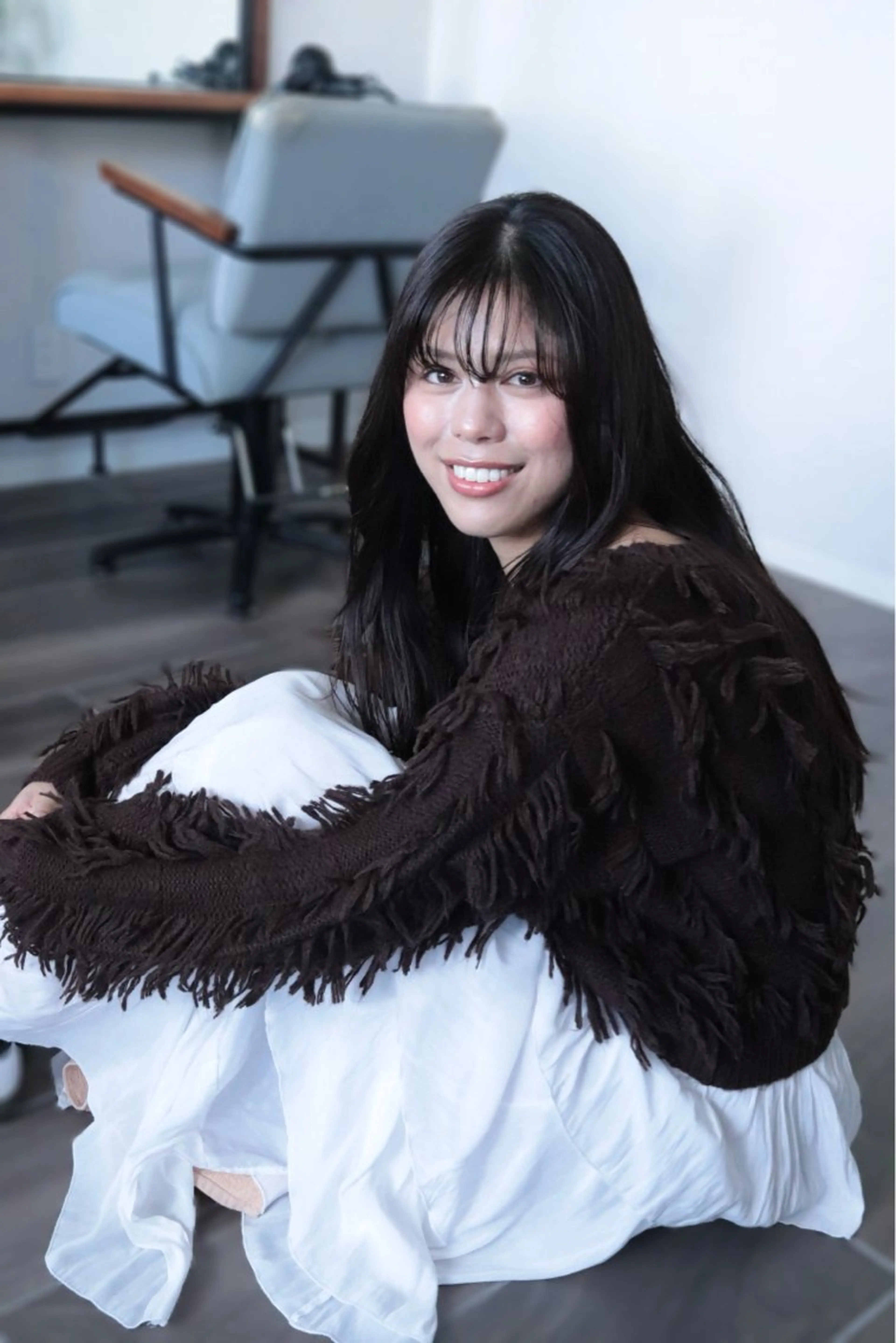 ロング 髪質改善 レイヤーカット カット ヘアカラー shampoo hair salon所属・🫧レイヤー/透明感 カラー/Ryukaのヘアスタイル