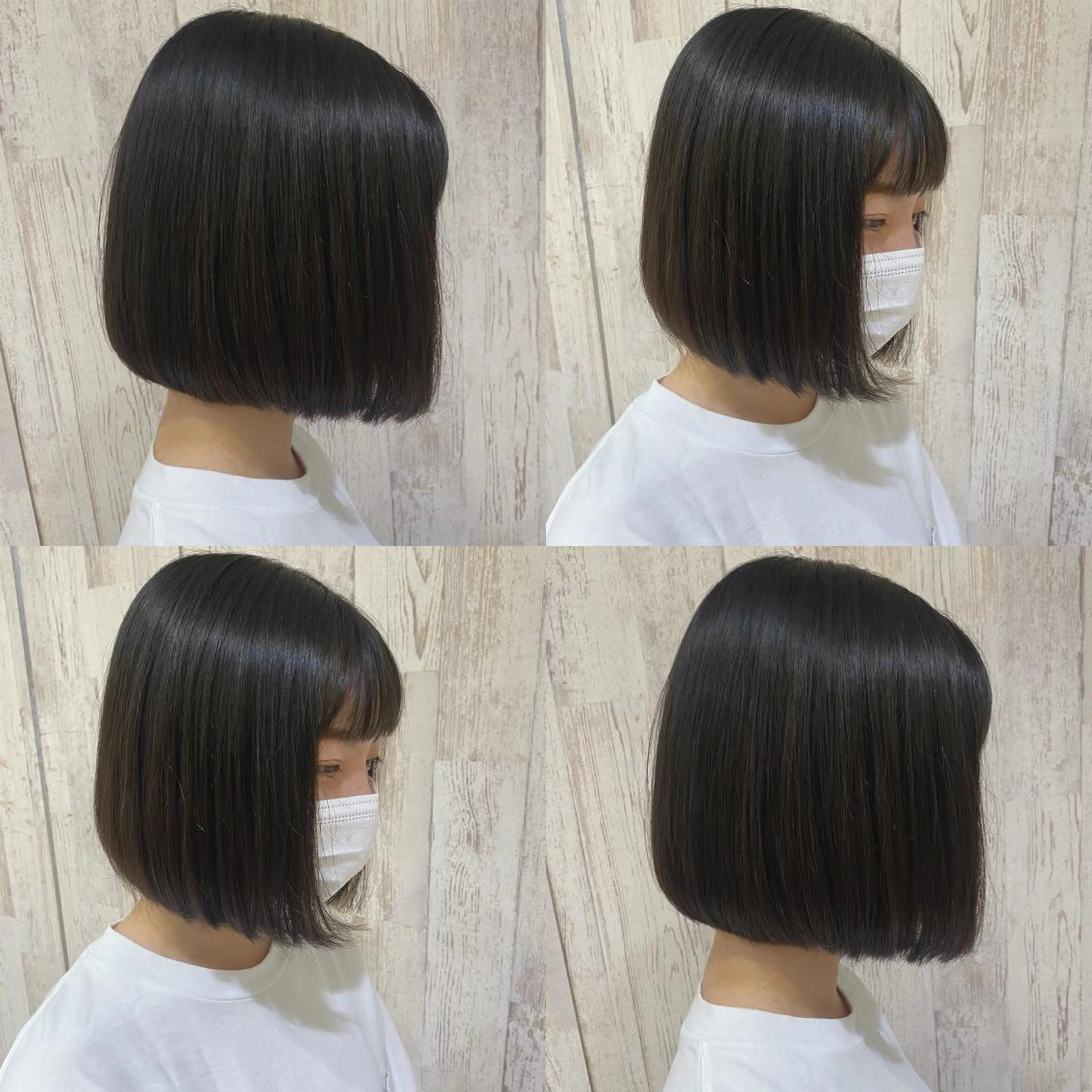 ミディアム ボブ 小顔カット 🌼NAMI 🌼のヘアスタイル