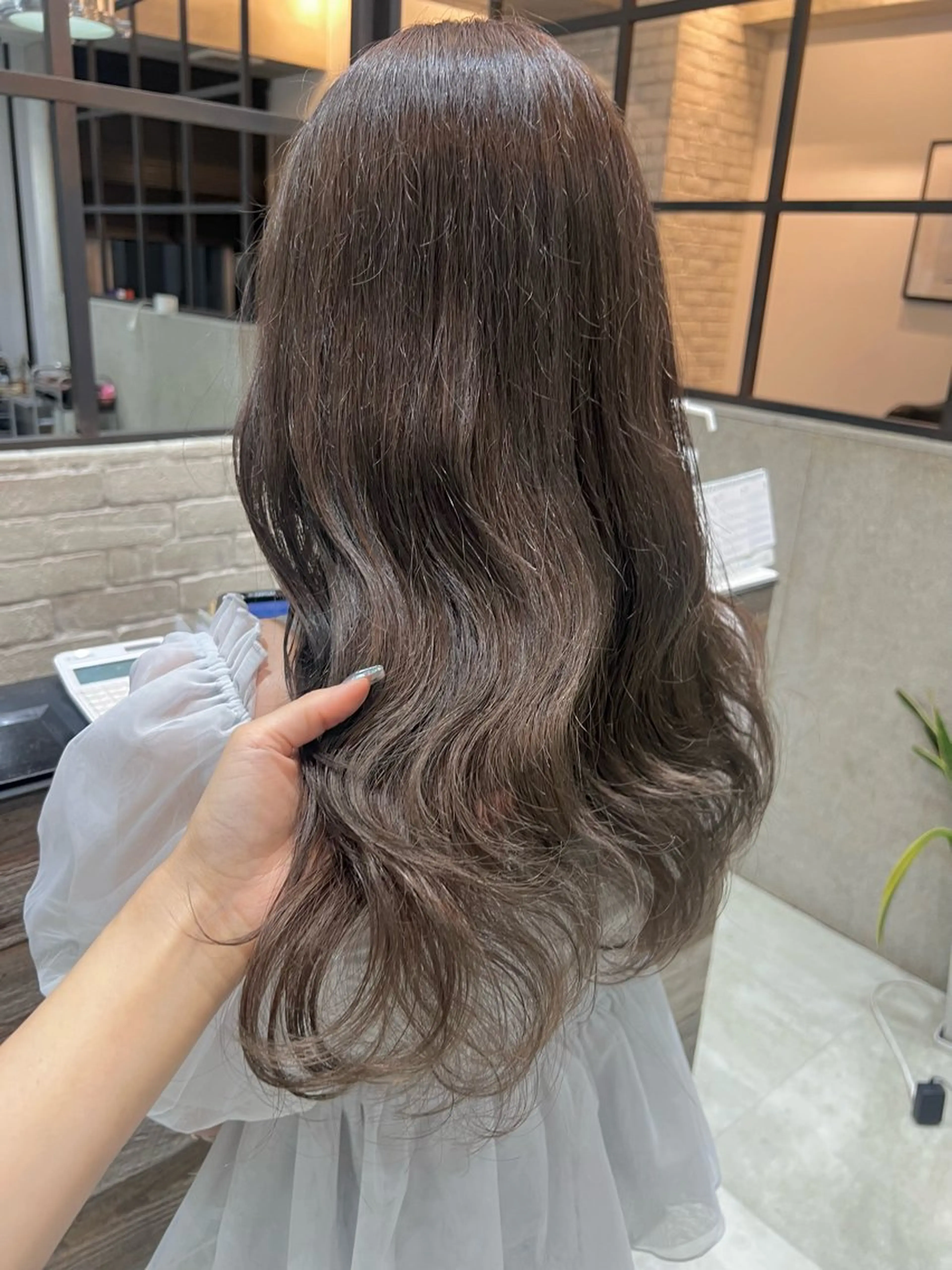 ロング カラー グレージュ ヘアカラー 🌿ニュアンス/髪質 改善🌿Fukudaのヘアスタイル