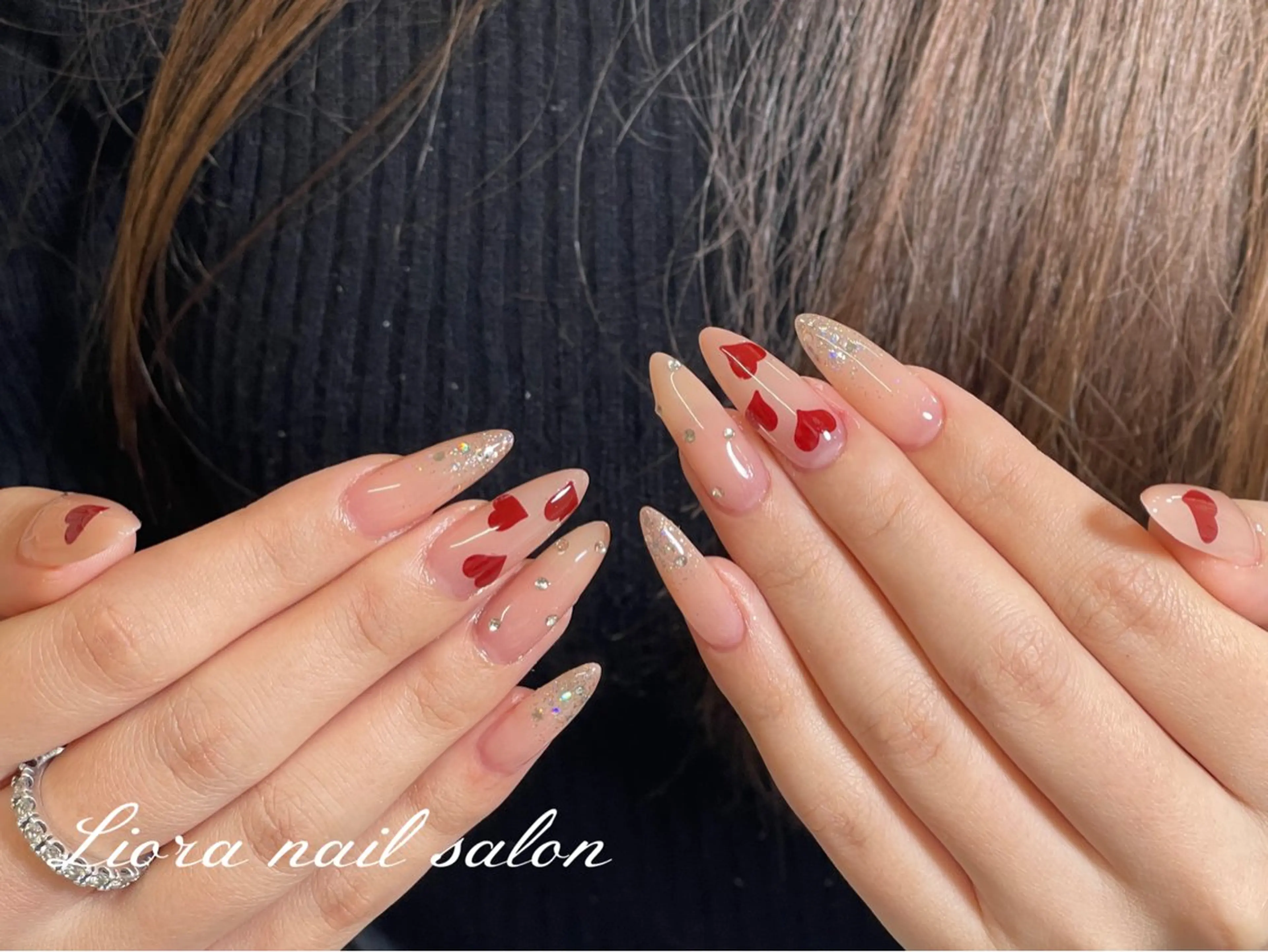 ネイル チークネイル フットネイル フレンチネイル ジェルネイル ガーリー ハンドネイル Liora nail スカルプ専門店のネイルデザイン