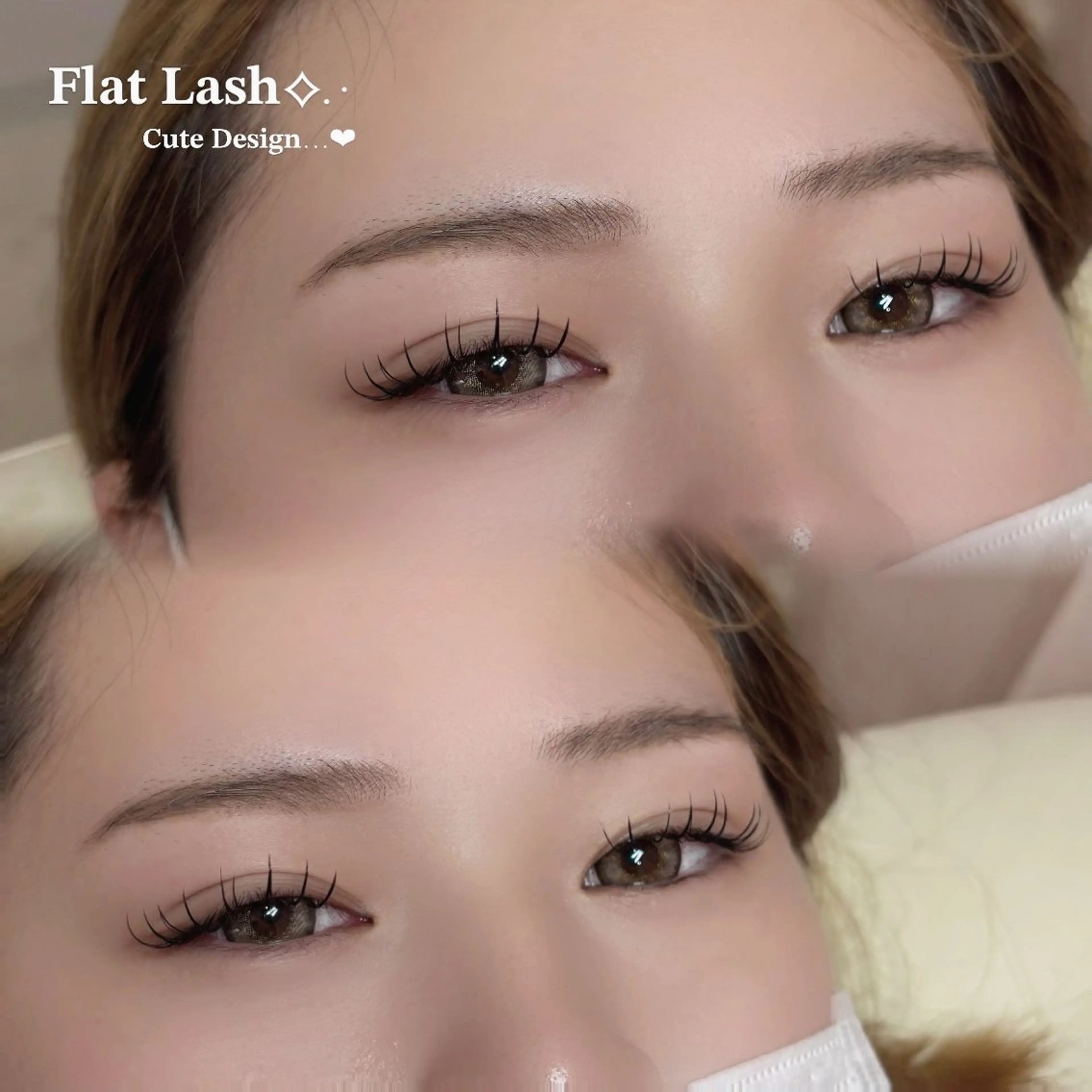 マツエク・マツパ 束感まつ毛 mii by colail所属・YUZUKI .⋆𝜗𝜚のマツエク・マツパデザイン