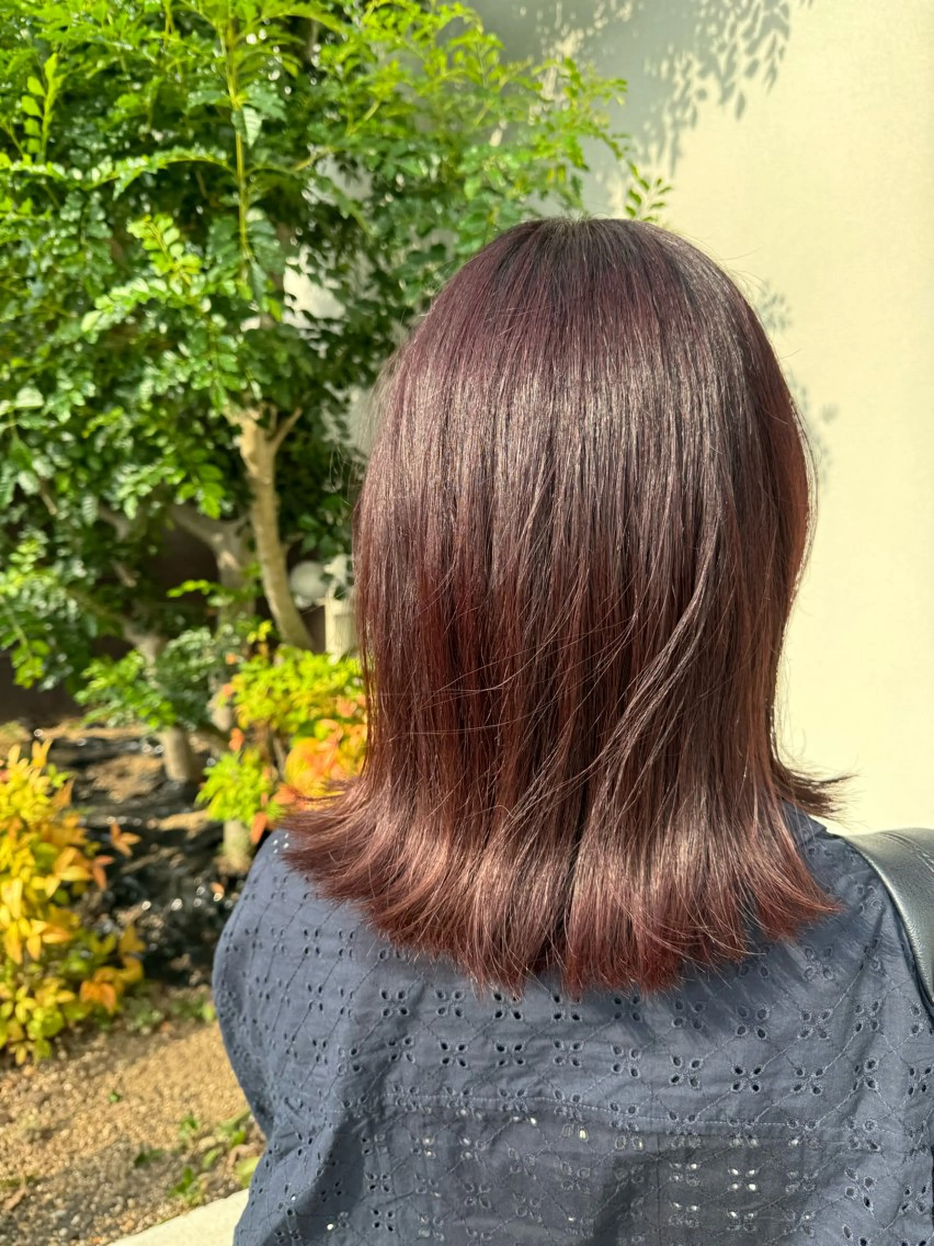 ミディアム カラー カシス タカノ ユラ bisou hairのマツエク・マツパデザイン