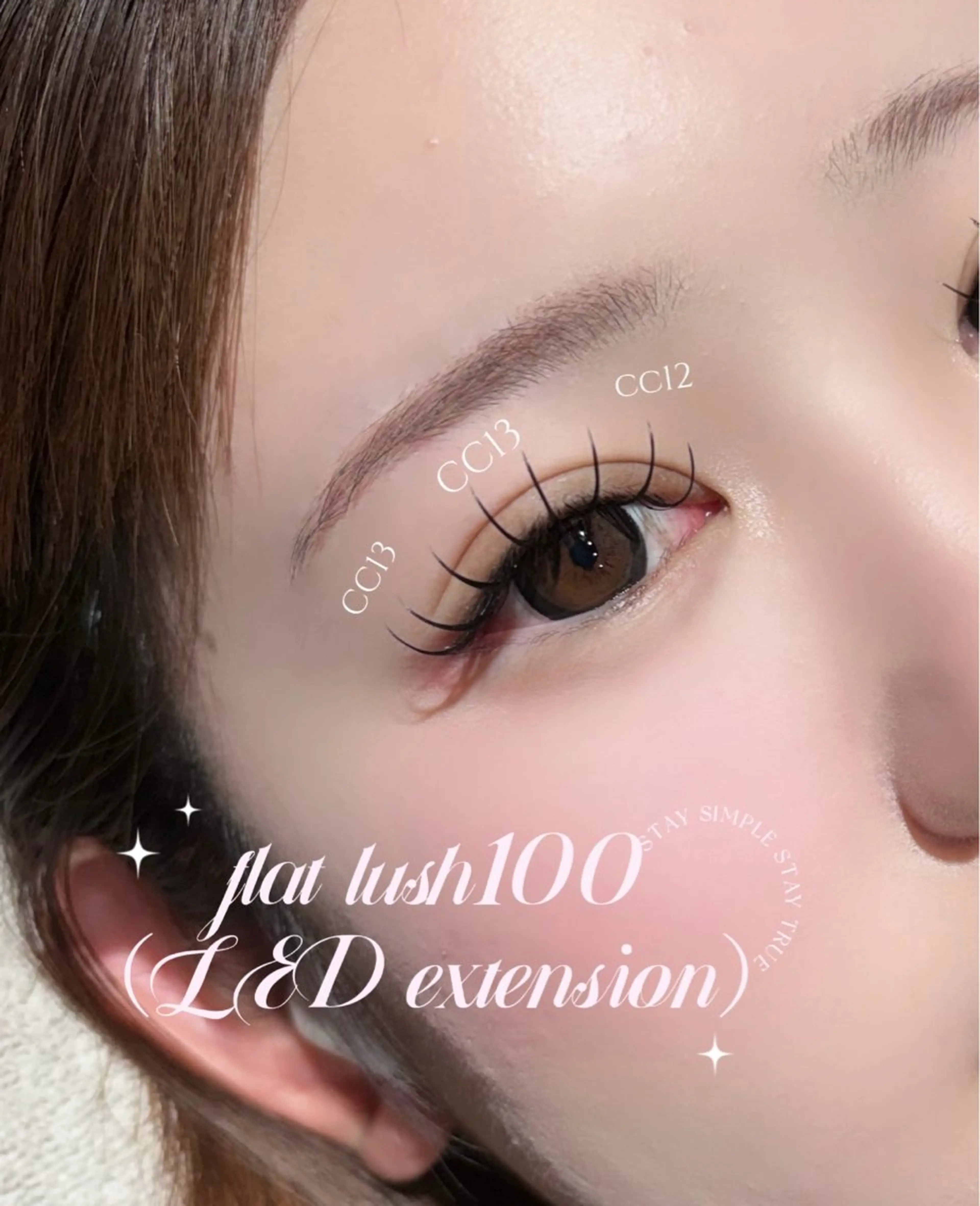 マツエク・マツパ マツエク kanna .のマツエク・マツパデザイン