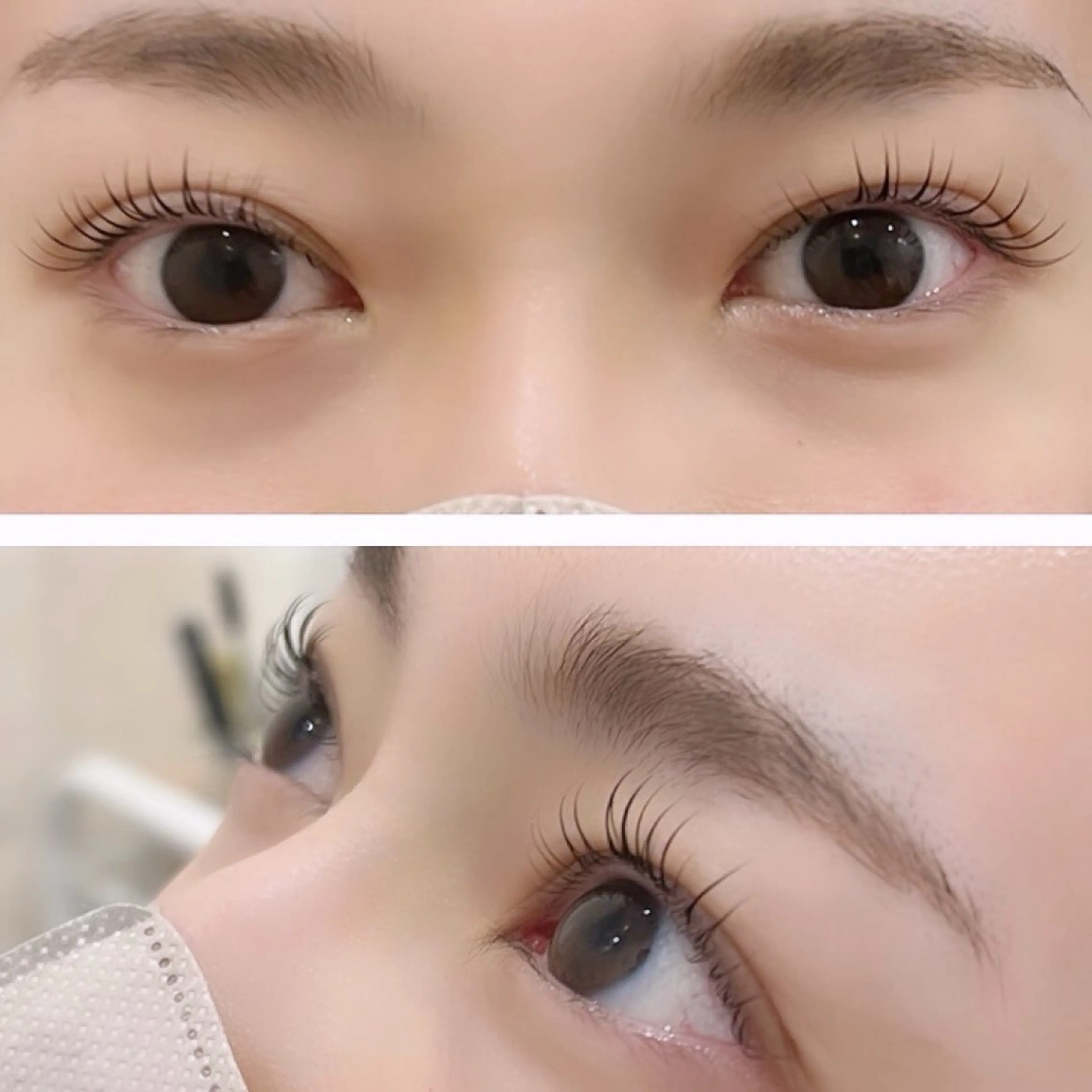 【練習モデル限定10人募集】エクパーマ🌈(LEDエクステ100本×まつ毛パーマ)の写真