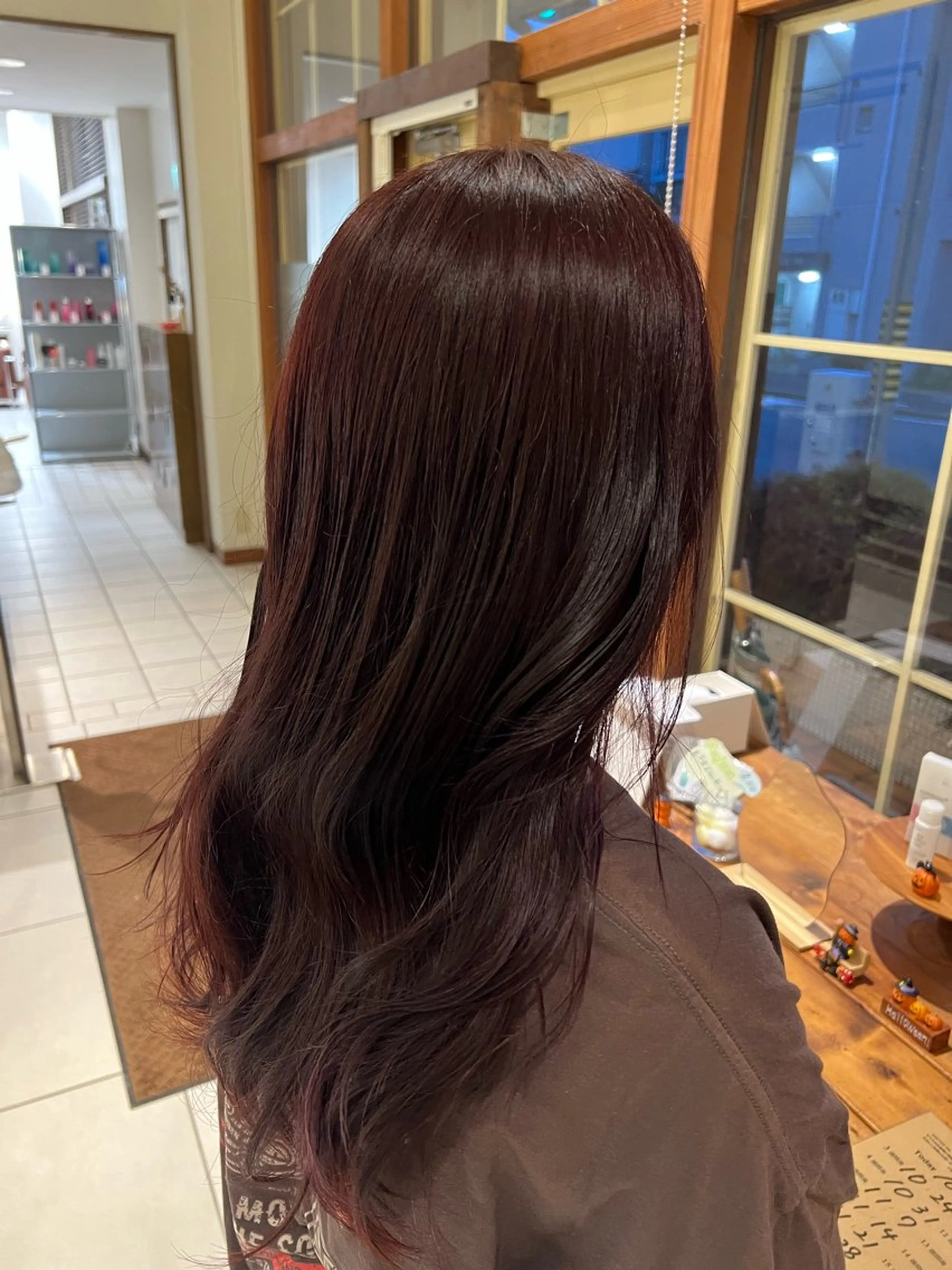 ロング 中村 未夢のヘアスタイル