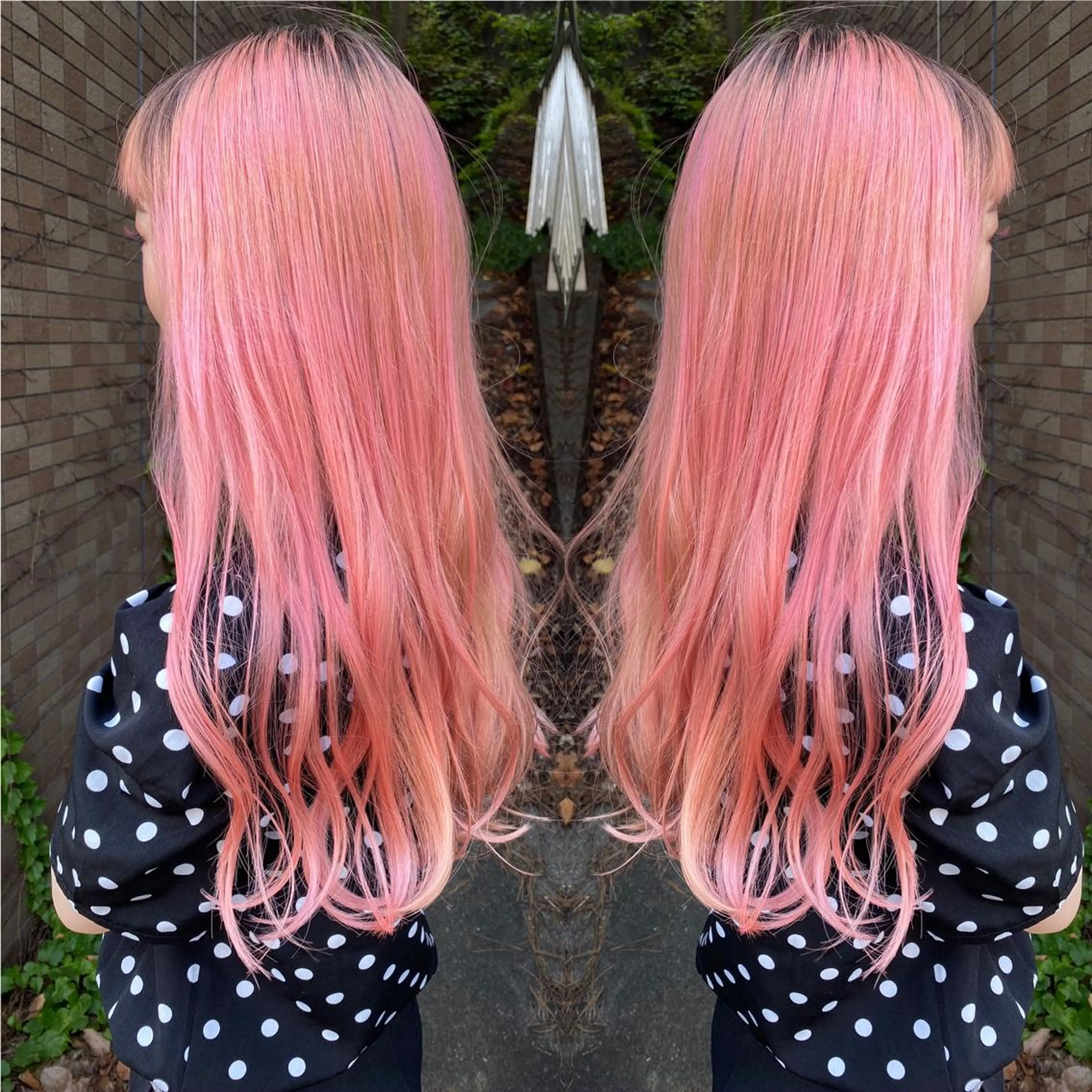 ロング StellA所属・アートディレクター ワダヒサノリのヘアスタイル