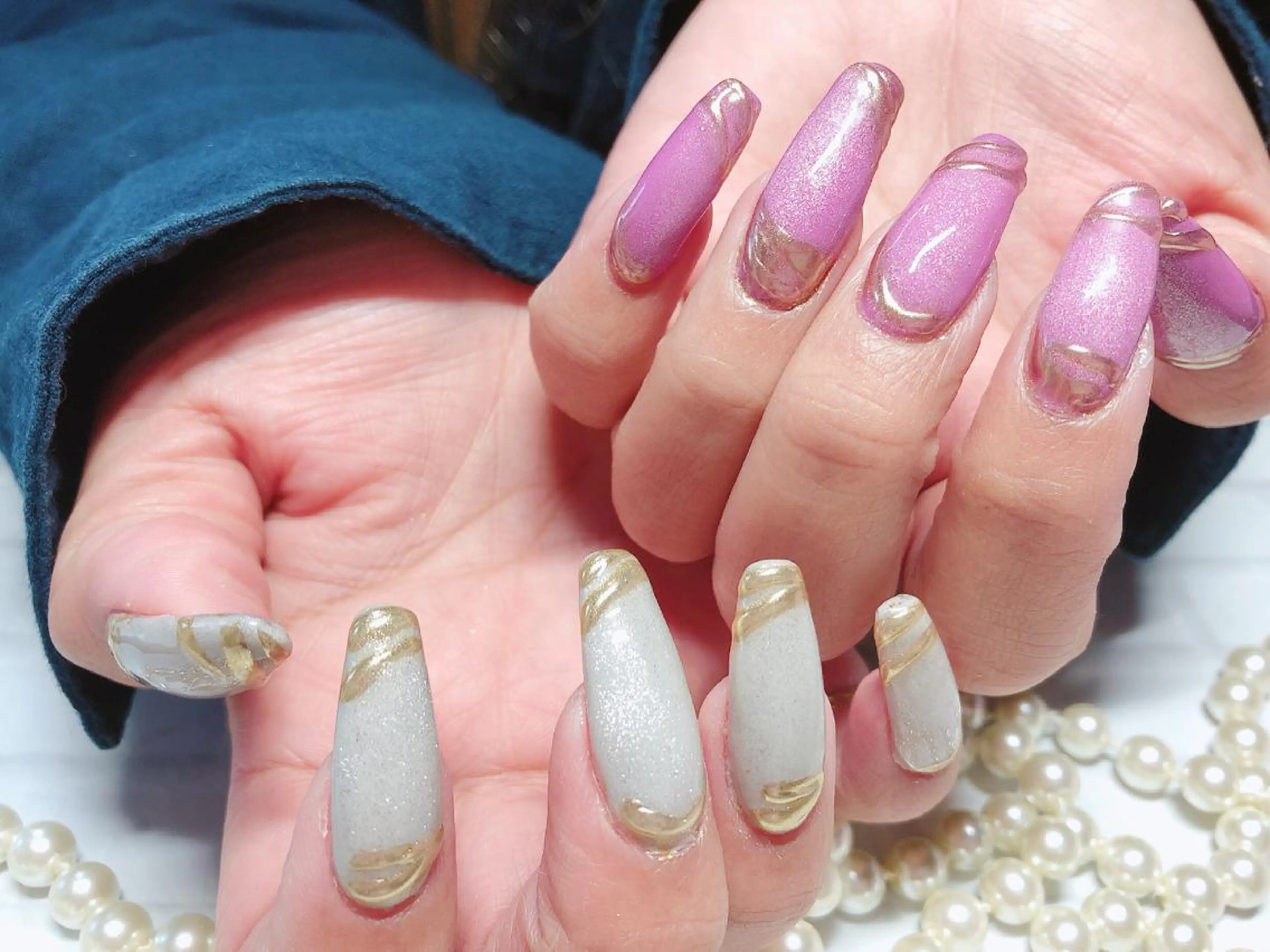 ネイル マグネットネイル ニュアンスネイル ハンドネイル ハンドケア ネイルサロン HARRYS所属・ネイル･脱毛サロン HARRYSのエステ・リラクイメージ