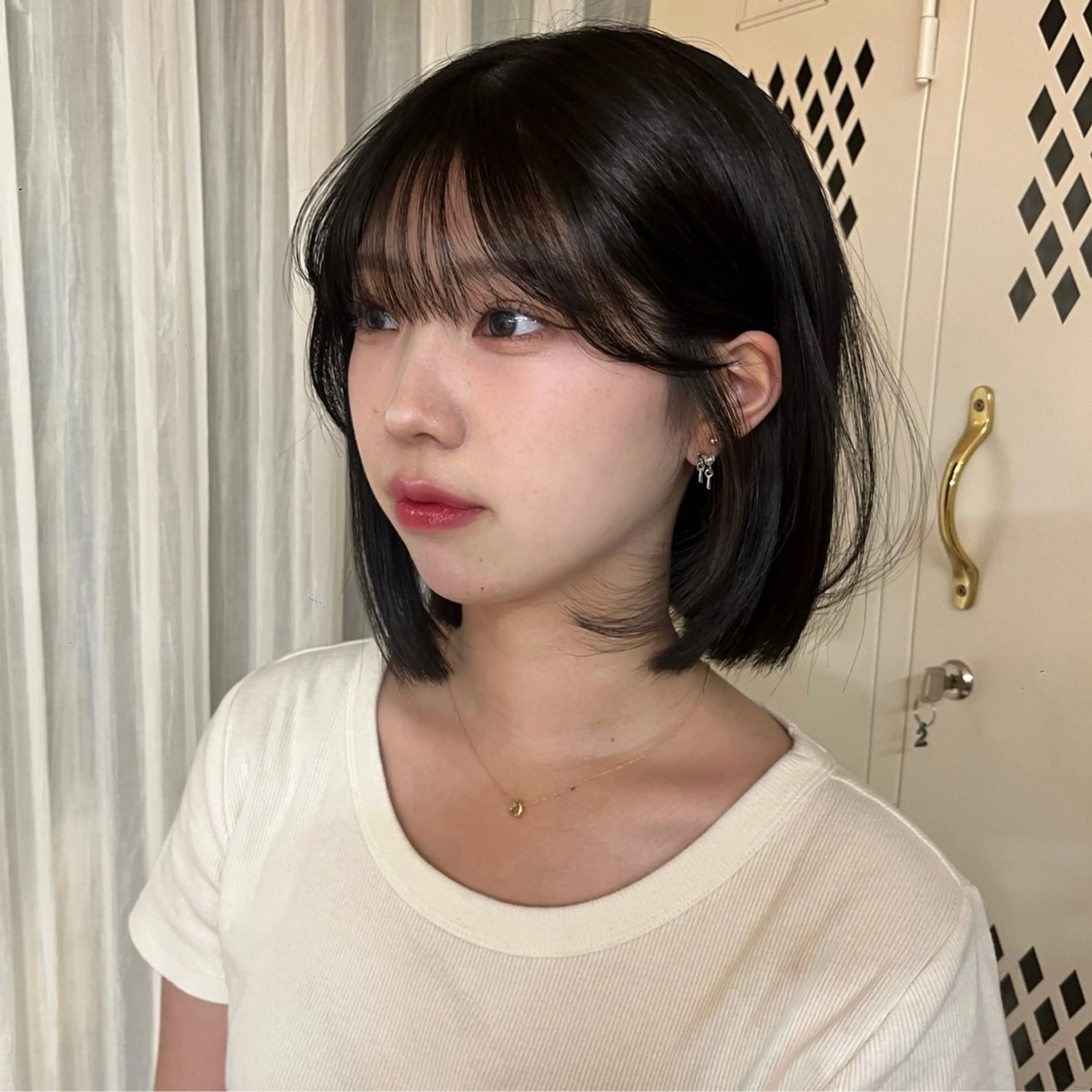 ミディアム カラー 透明感カラー uni表参道所属・久保田 春香のヘアスタイル