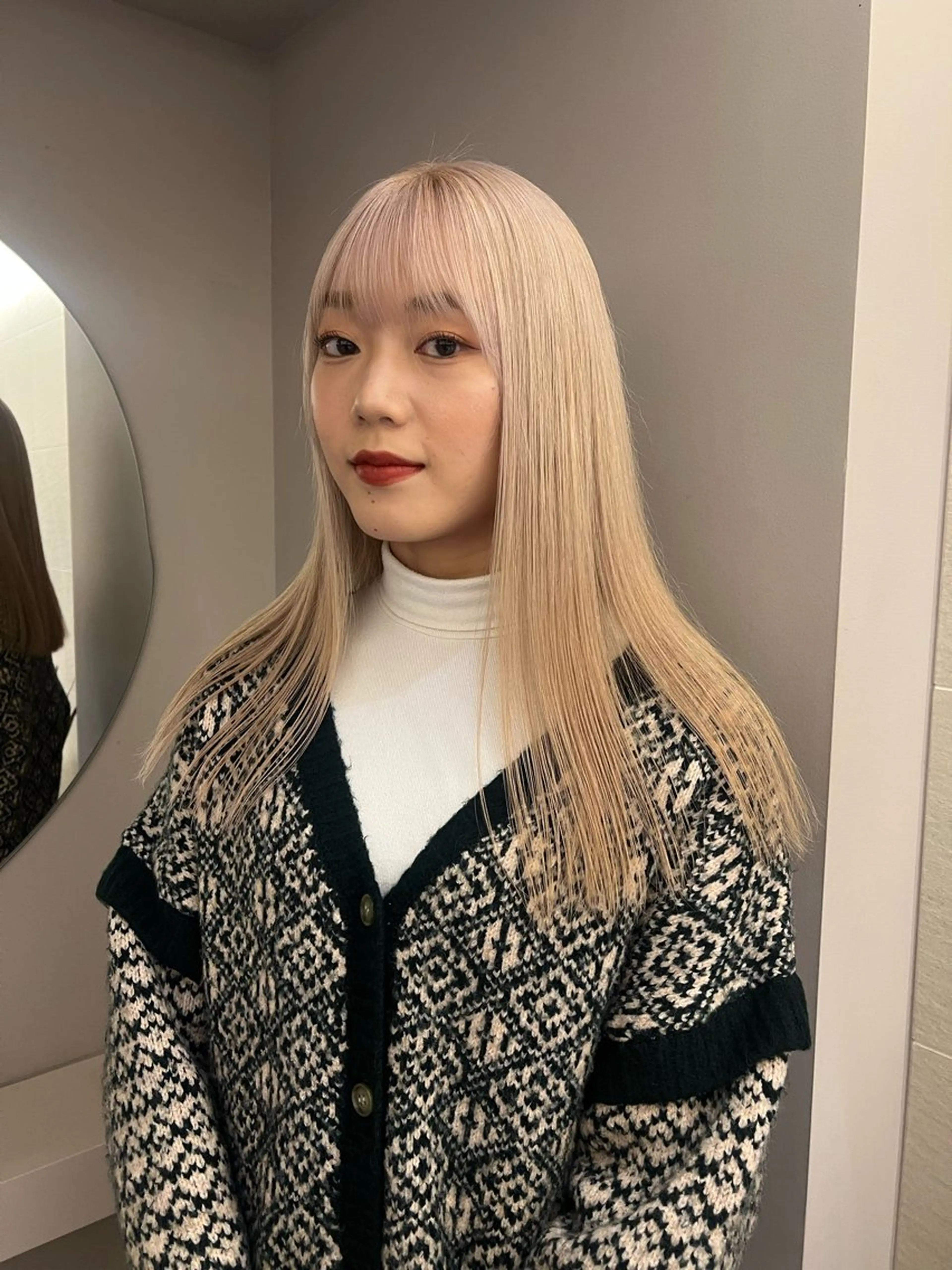 カラー yiye青山店所属・無料カットモデル /yuukaのヘアスタイル