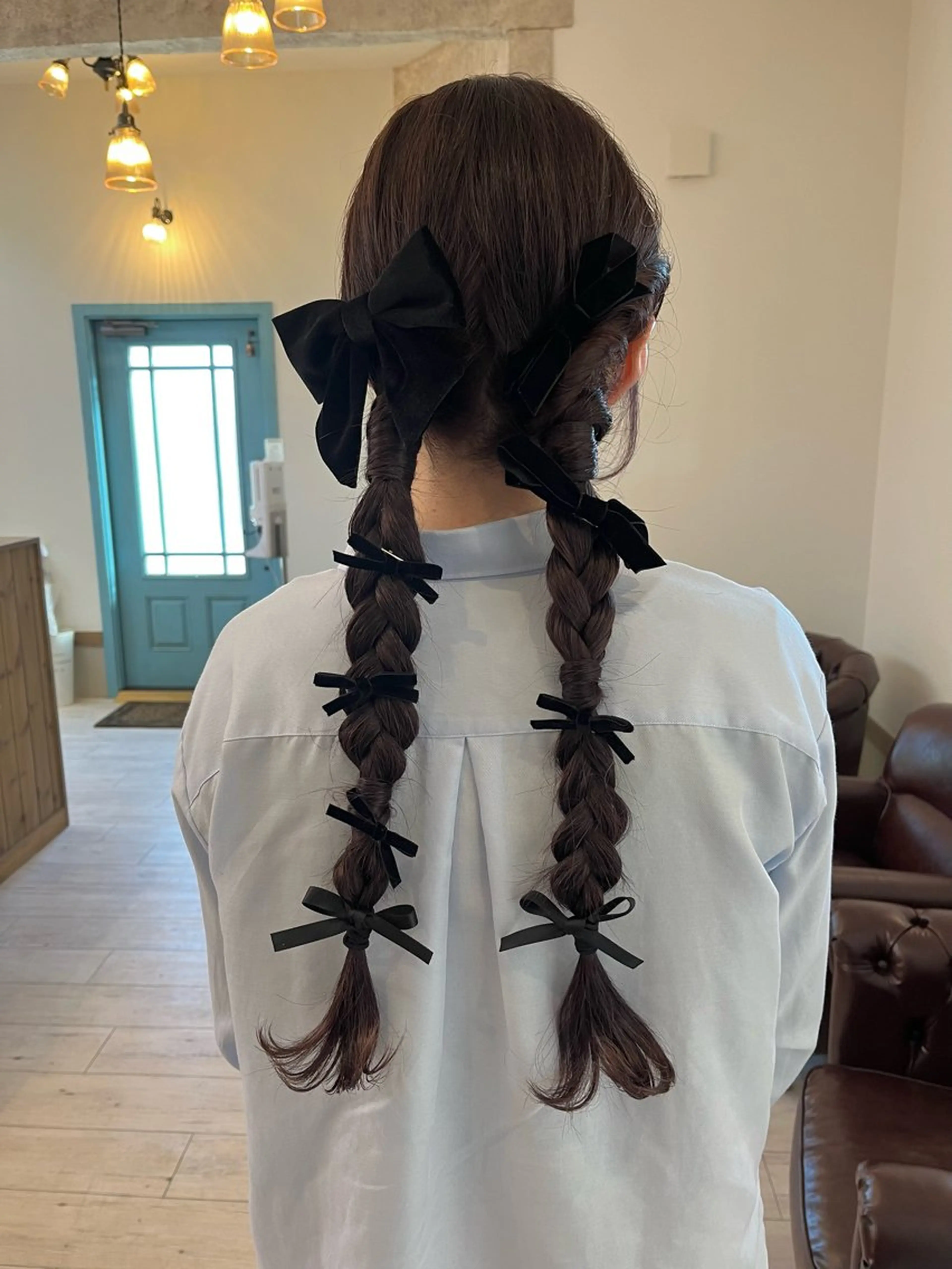 ロング ヘアアレンジ Agu hair time所属・time_ メラニーのヘアスタイル