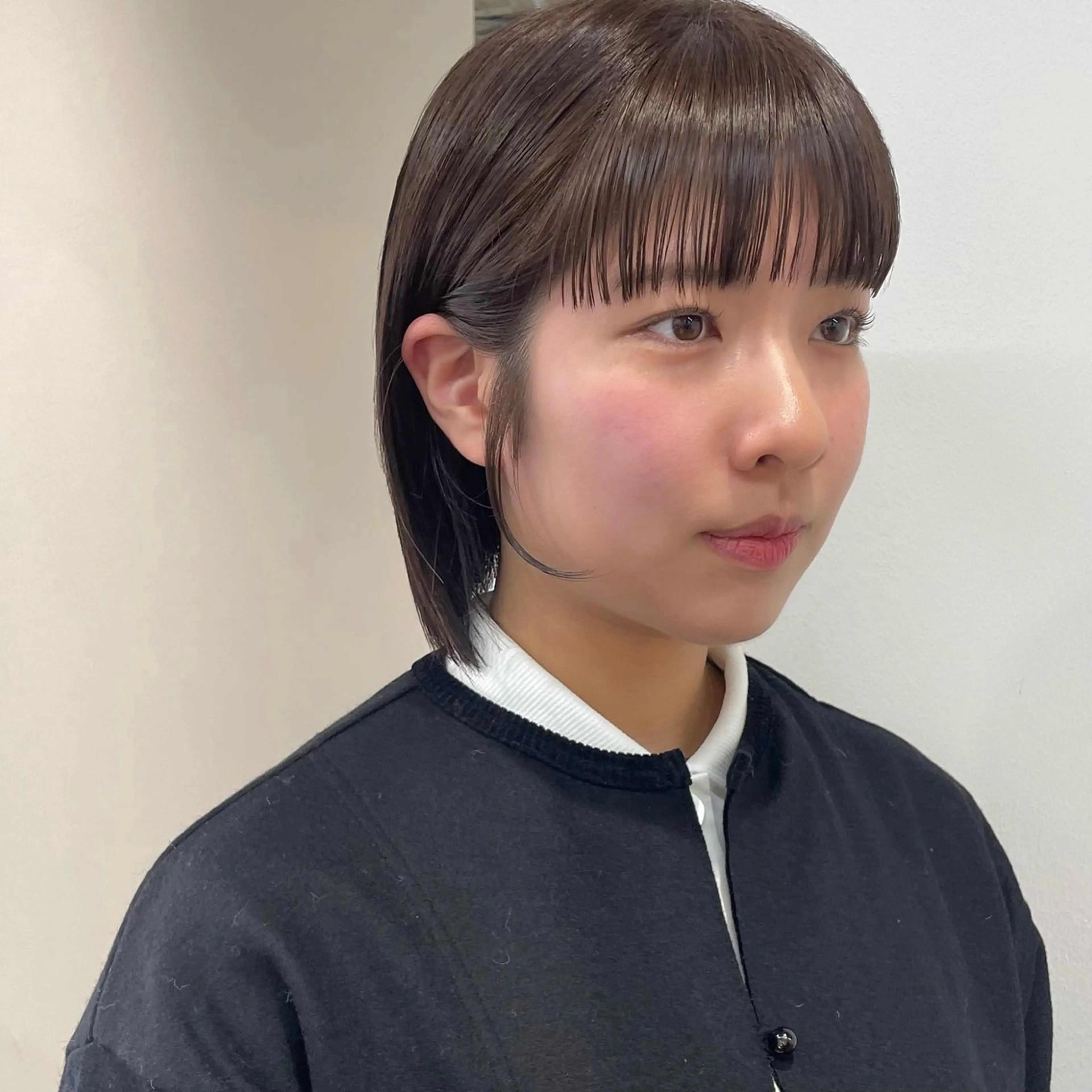 ミディアム カラー カット ヘアカラー トリートメント fithue ボブ〻kotonoのヘアスタイル