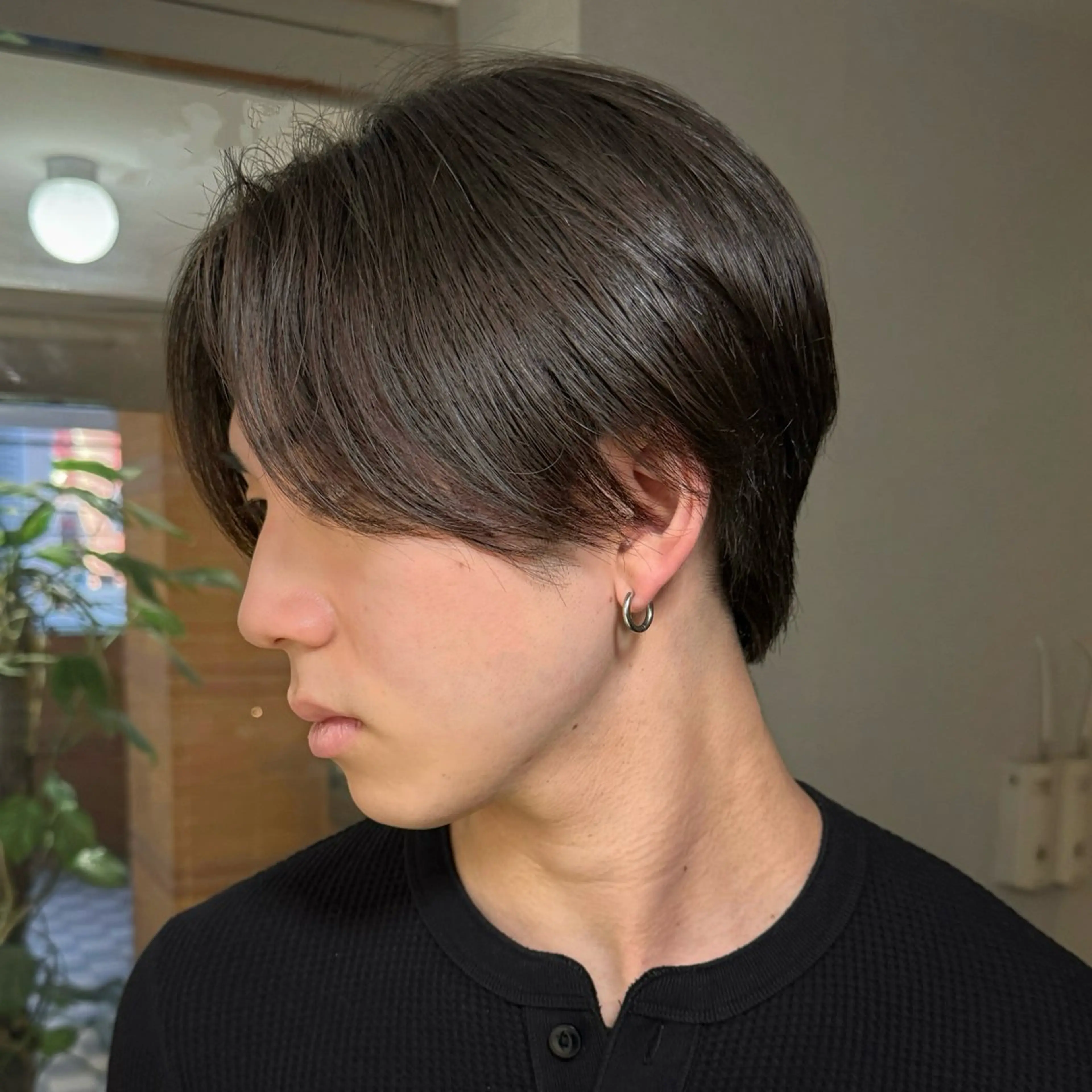 メンズ カット 縮毛矯正 GO TODAY シェアサロン原宿 Verno所属・センターパート特化/ メンズカット/ヒロキのヘアスタイル