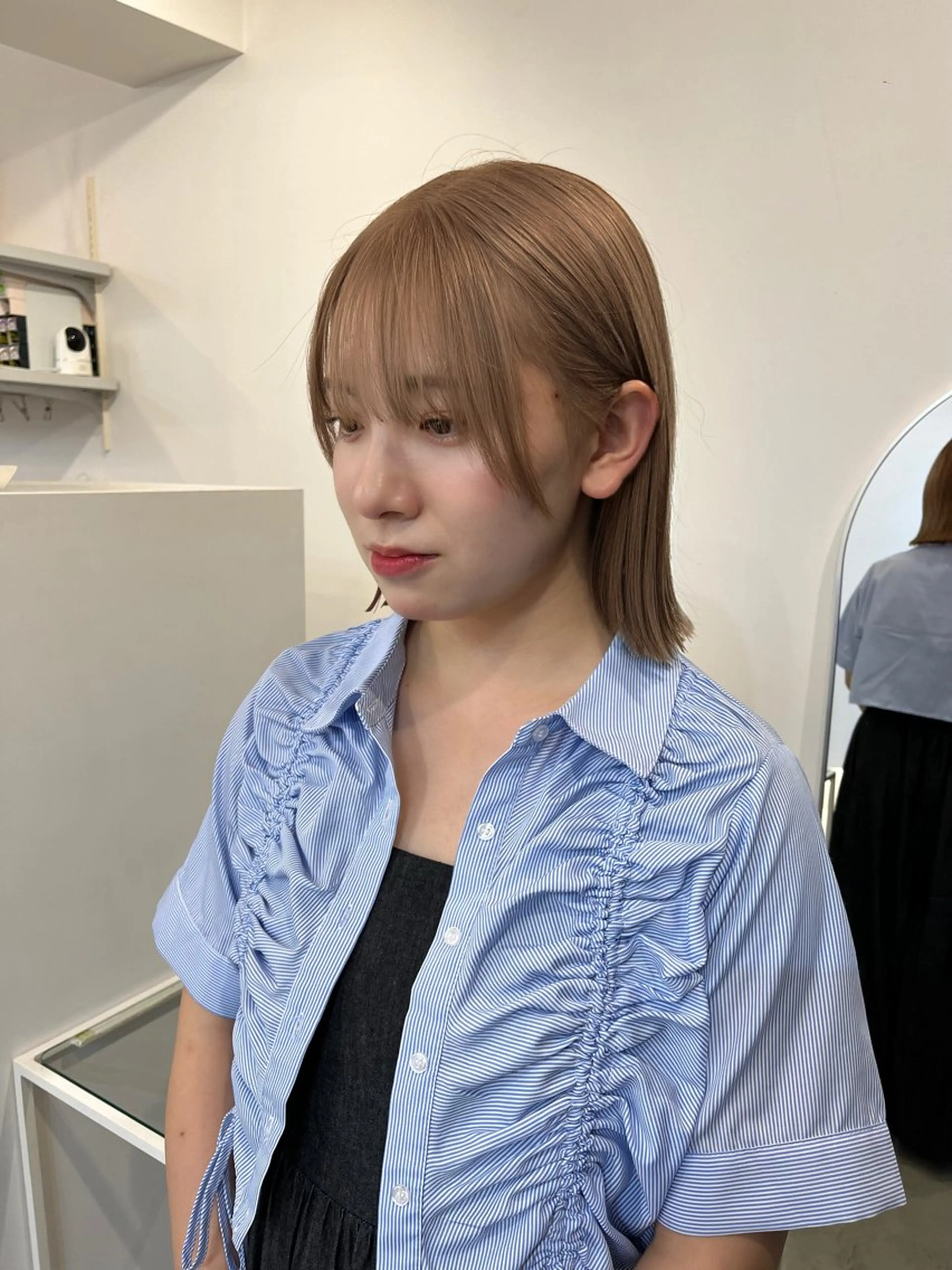 ミディアム ハルカ/ fit standのヘアスタイル